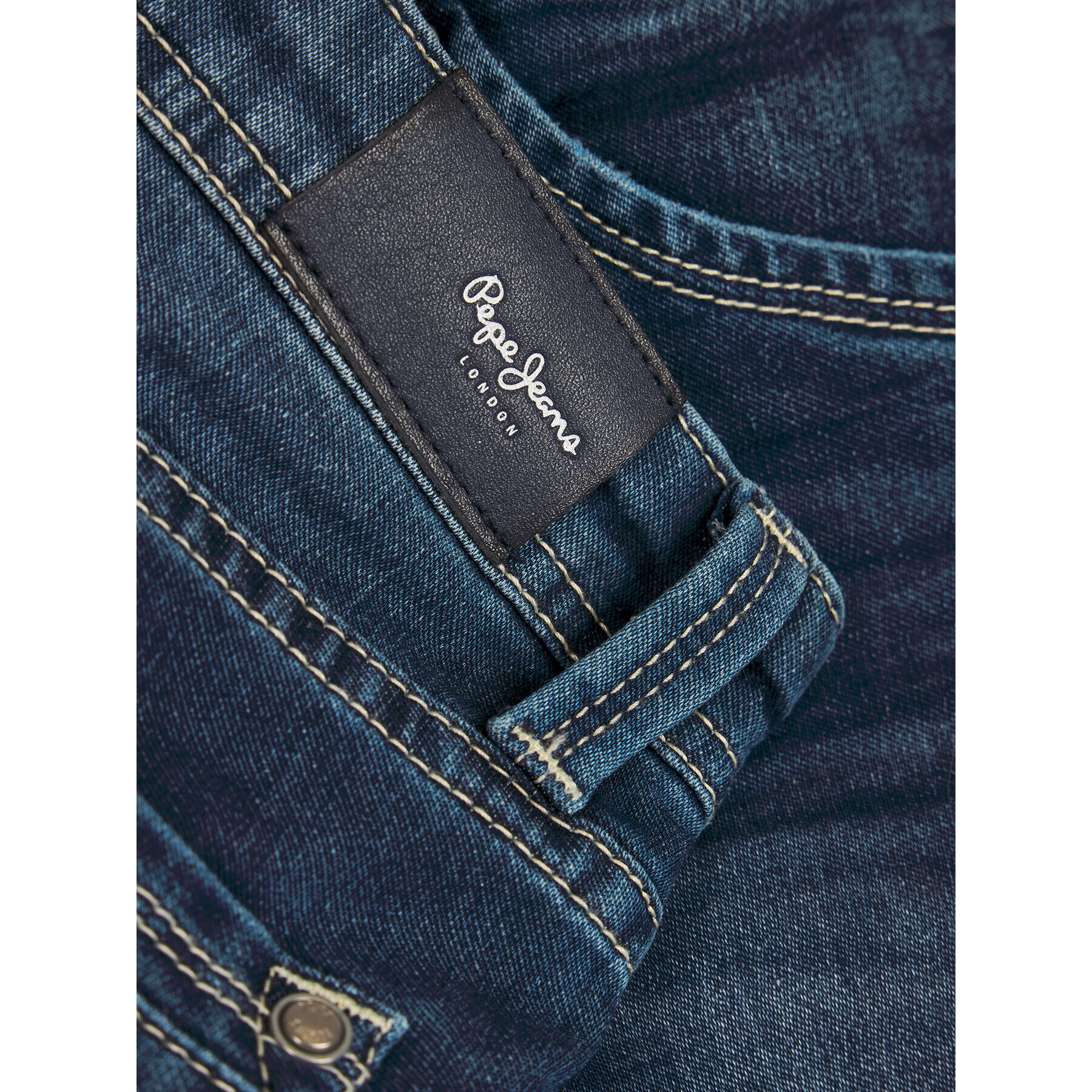 Pepe Jeans Džínsové šortky Cashed PB800333 Tmavomodrá Regular Fit - Pepit.sk