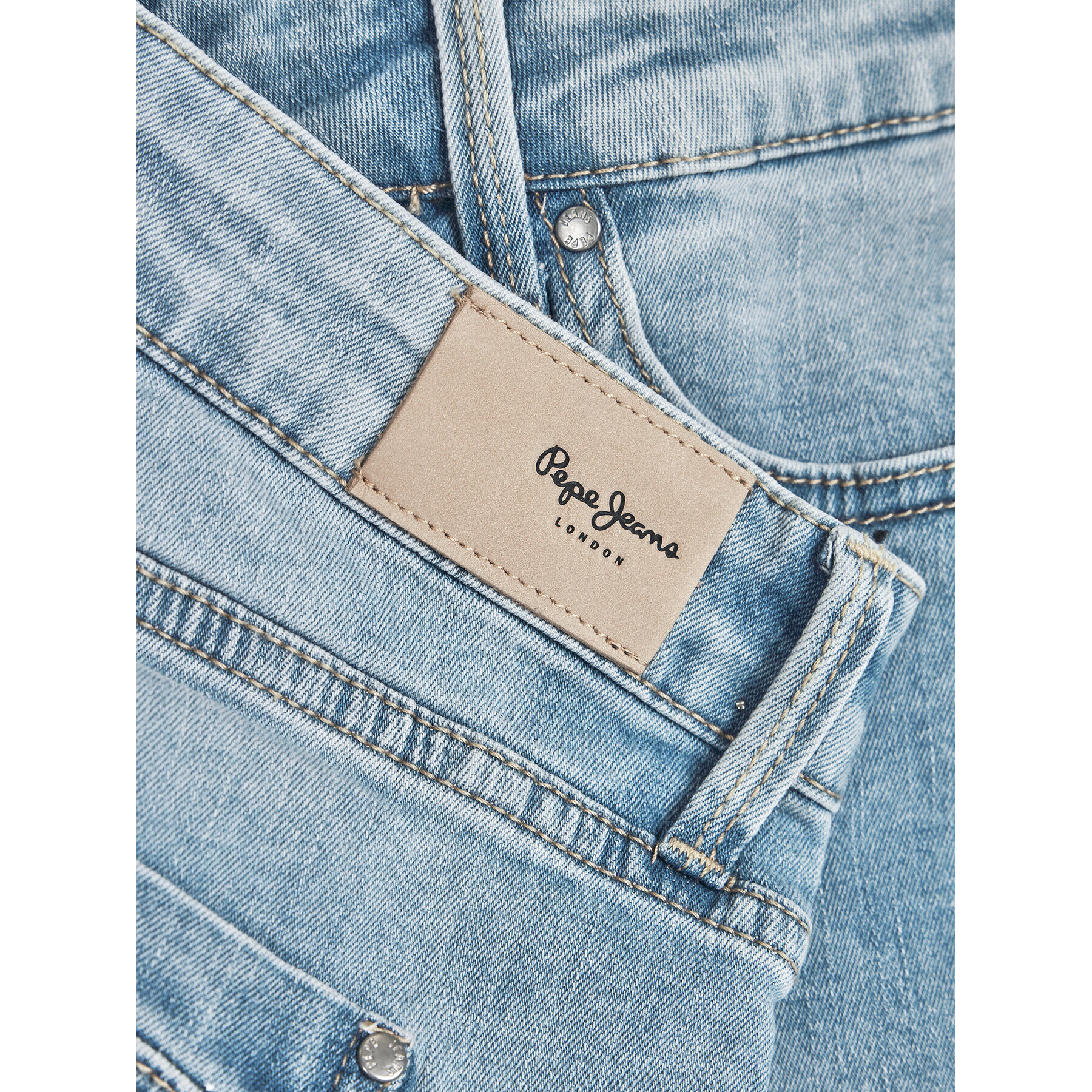 Pepe Jeans Džínsové šortky Foxtail PG800175 Modrá Regular Fit - Pepit.sk