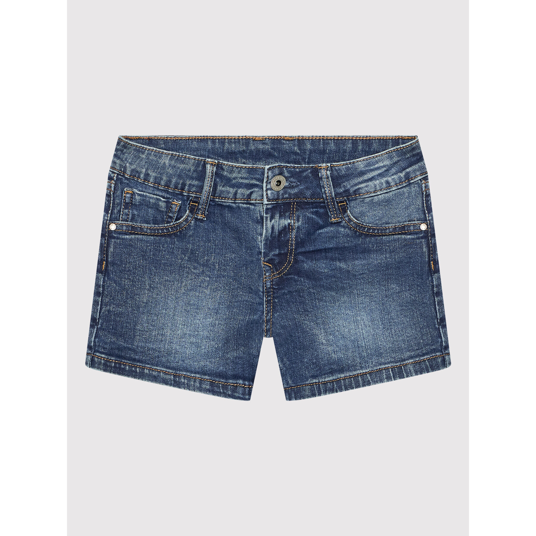 Pepe Jeans Džínsové šortky Foxtail PG800782 Tmavomodrá Regular Fit - Pepit.sk