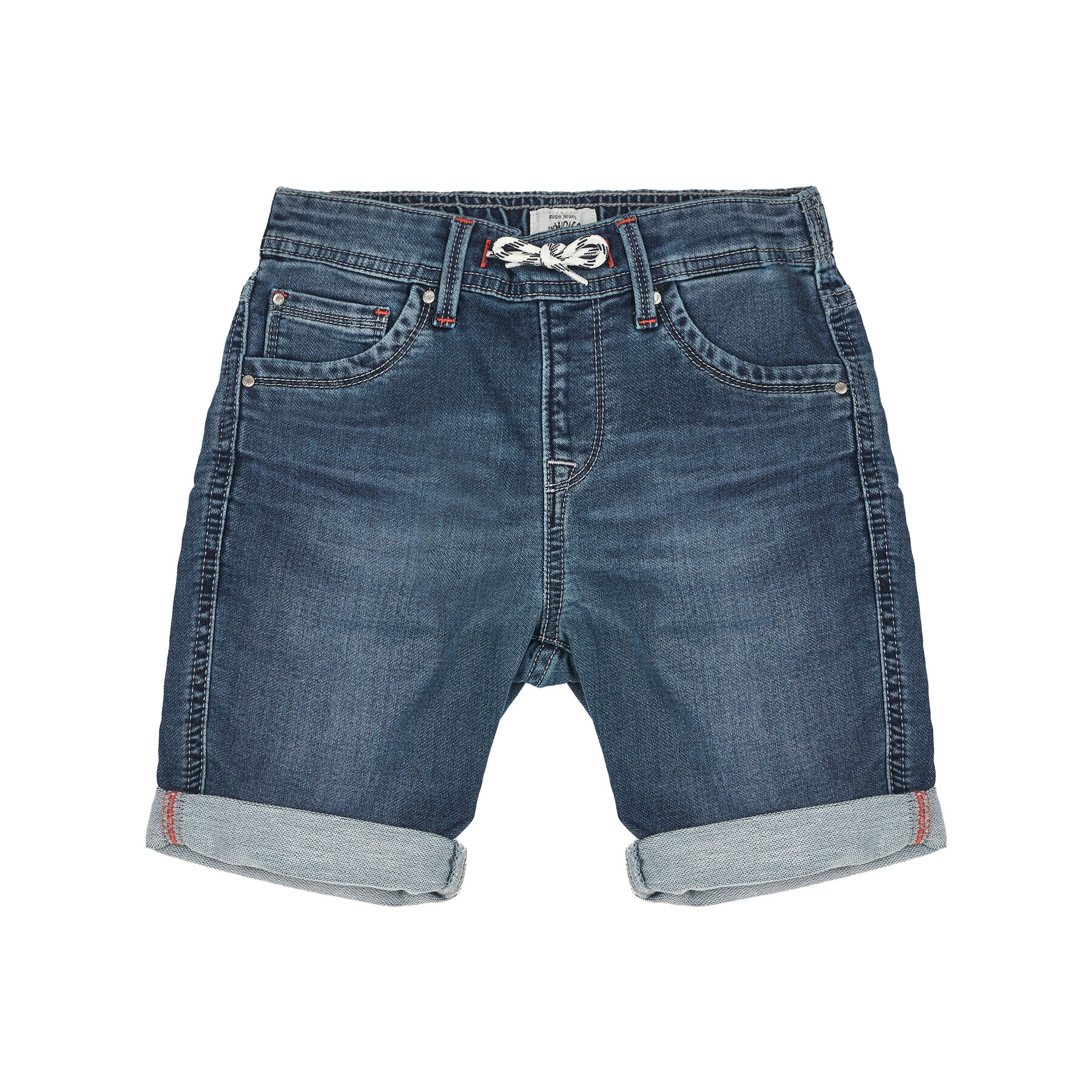 Pepe Jeans Džínsové šortky Gene Zip PB800587 Tmavomodrá Regular Fit - Pepit.sk