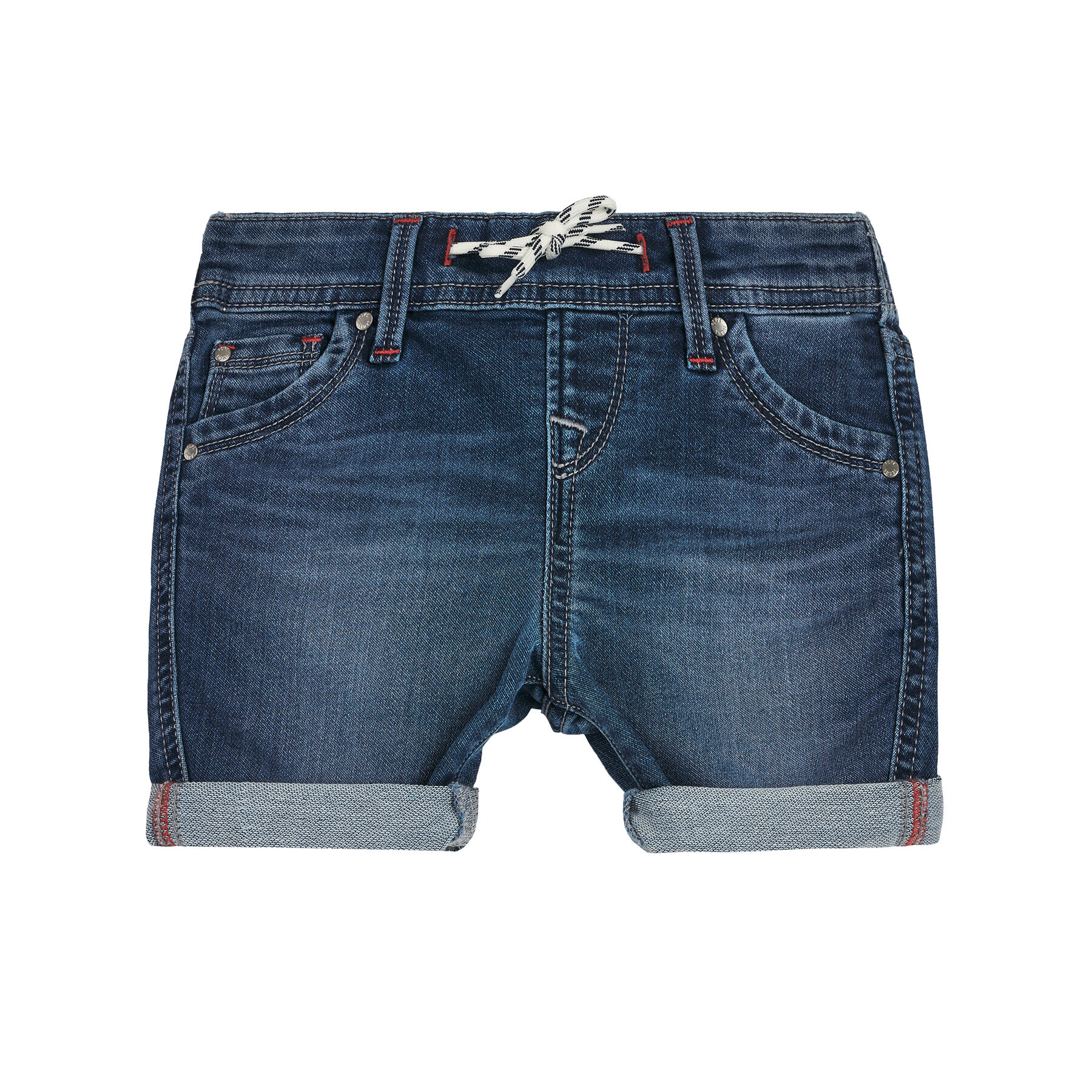 Pepe Jeans Džínsové šortky Gene Zip PB800602 Tmavomodrá Regular Fit - Pepit.sk