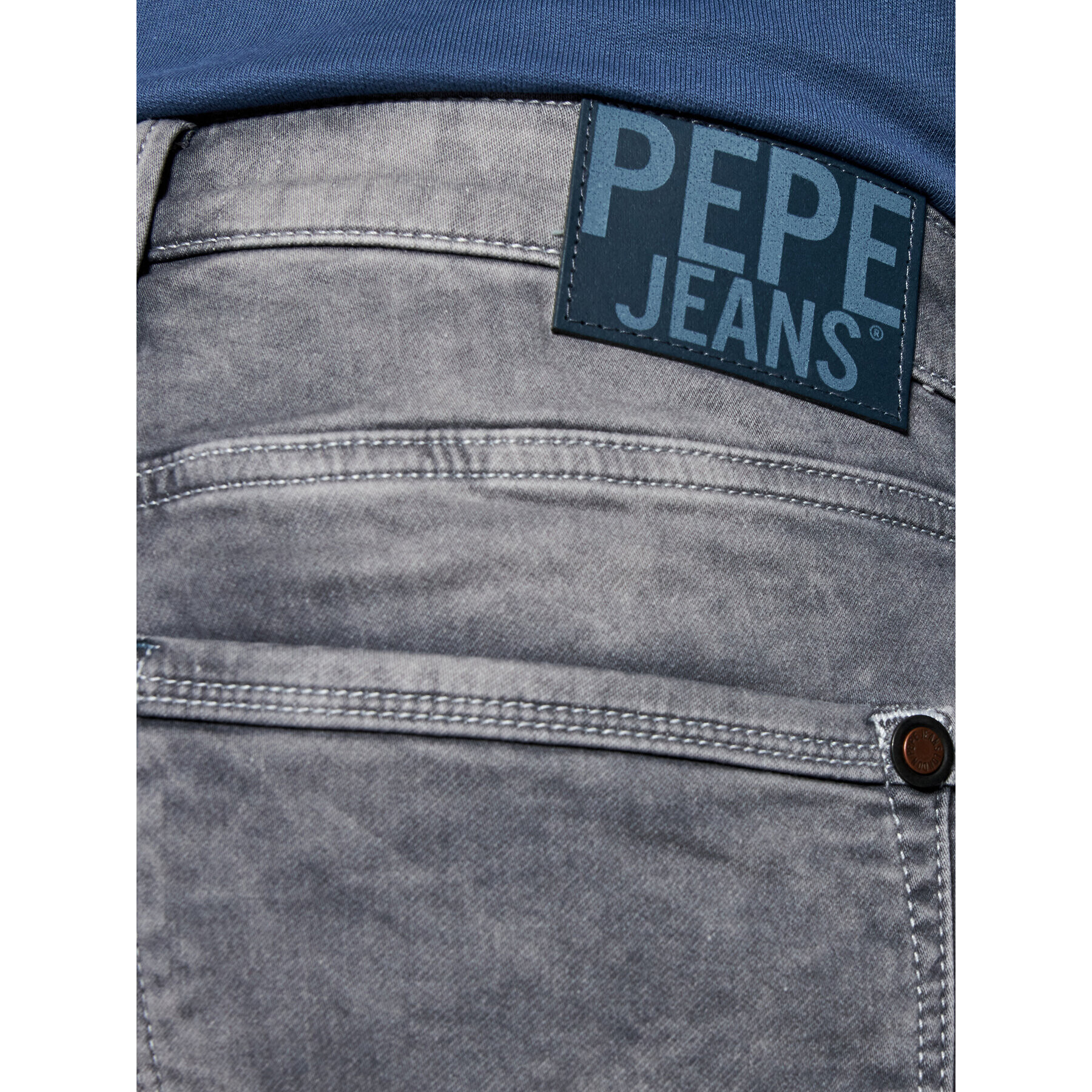 Pepe Jeans Džínsové šortky GYMDIGO Stanley PM800855 Sivá Slim Fit - Pepit.sk