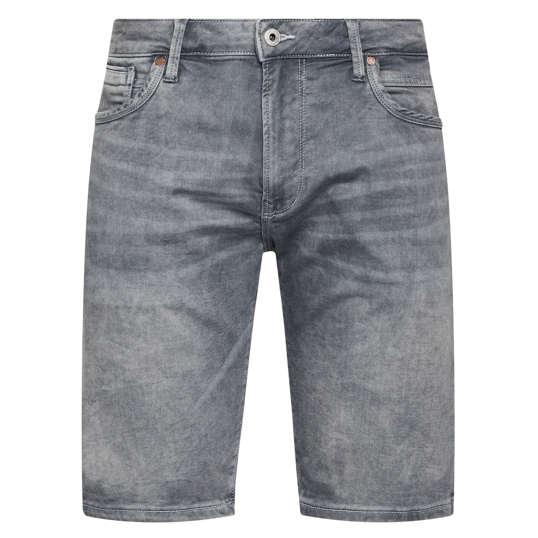 Pepe Jeans Džínsové šortky GYMDIGO Stanley PM800855 Sivá Slim Fit - Pepit.sk