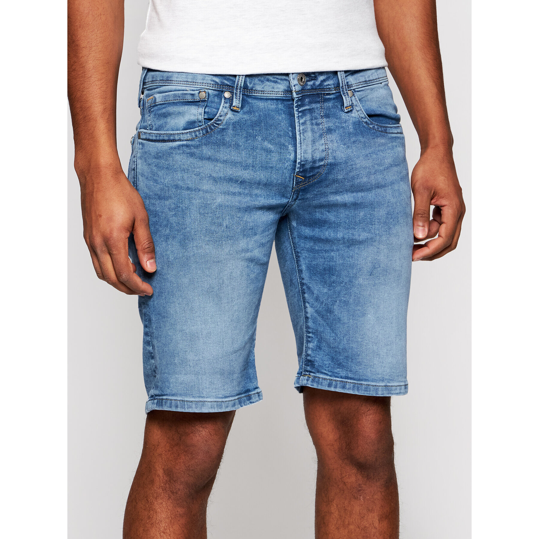 Pepe Jeans Džínsové šortky Hatch Tmavomodrá Slim Fit - Pepit.sk