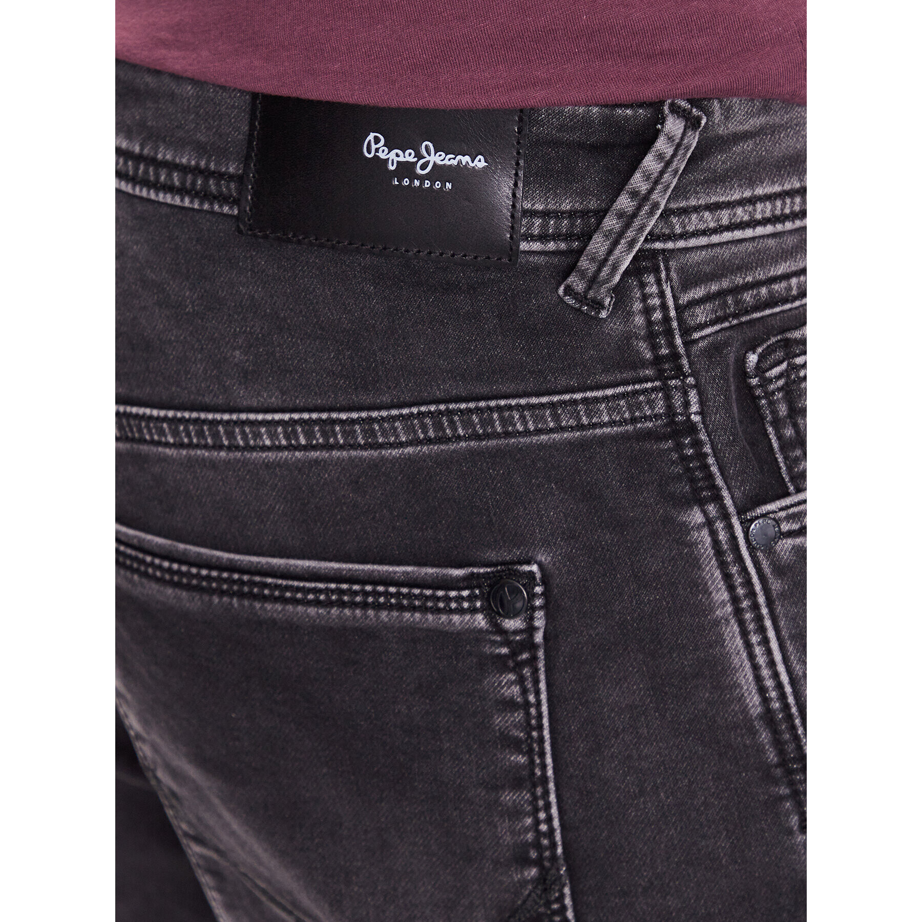 Pepe Jeans Džínsové šortky Jack Short PM801022XF7 Sivá Regular Fit - Pepit.sk