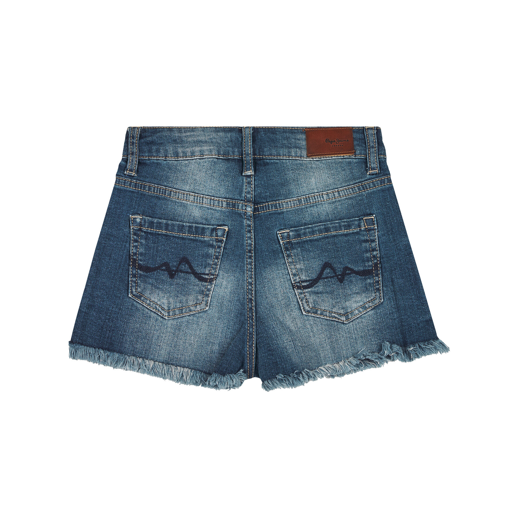 Pepe Jeans Džínsové šortky Patty PG800686 Modrá Regular Fit - Pepit.sk