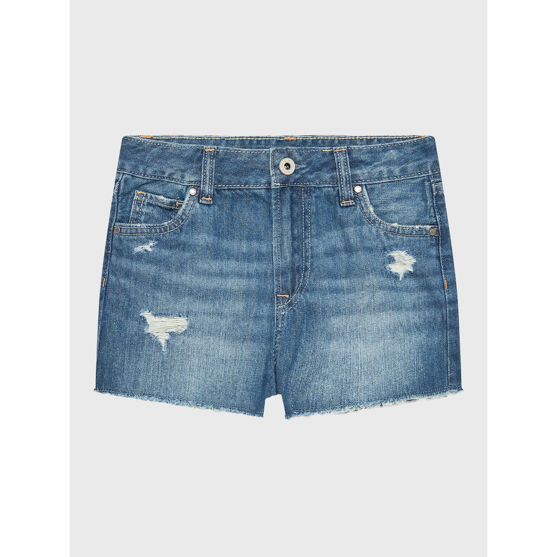 Pepe Jeans Džínsové šortky Patty Short PG800783MR1 Modrá Regular Fit - Pepit.sk