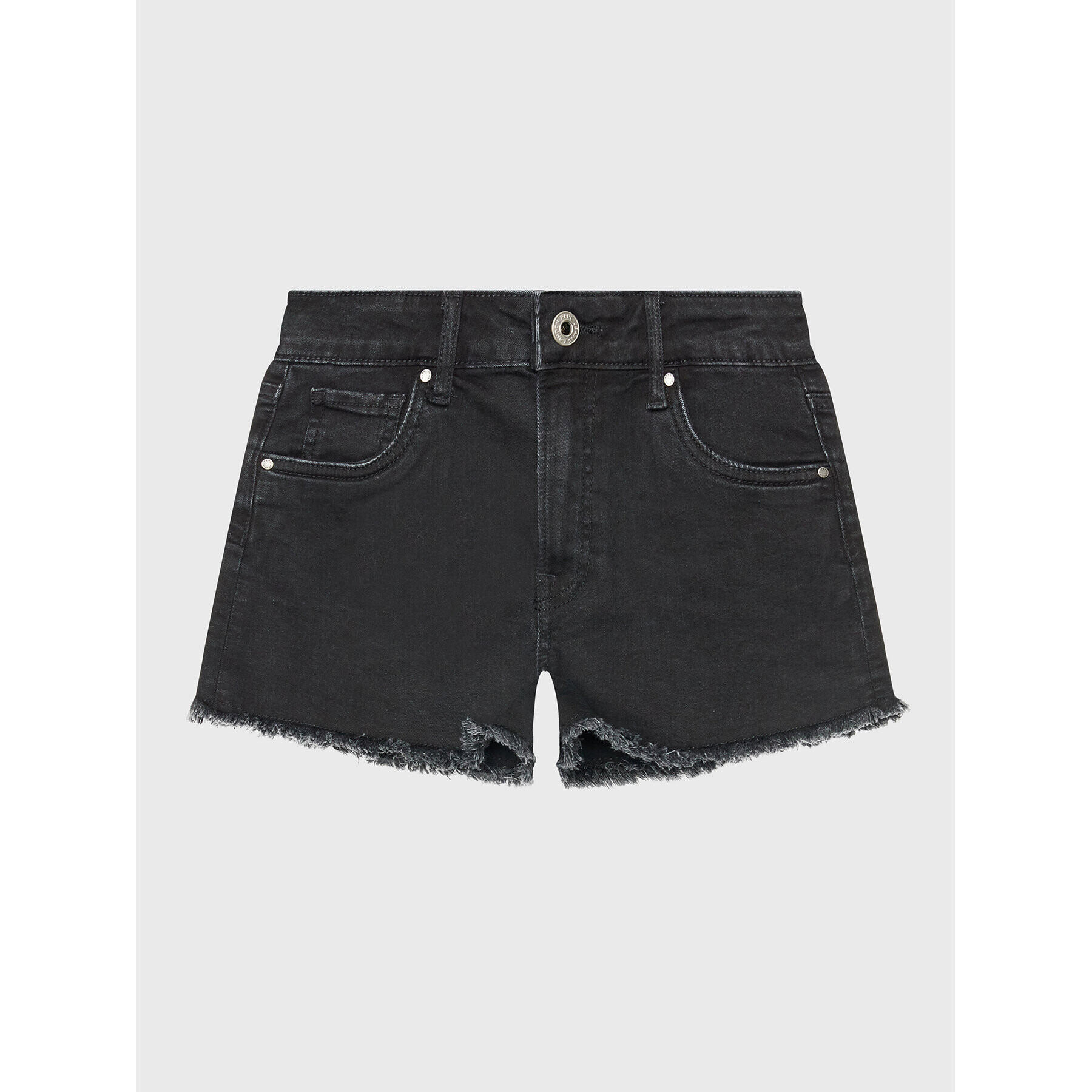 Pepe Jeans Džínsové šortky Patty Short PG800783XR0 Čierna Regular Fit - Pepit.sk