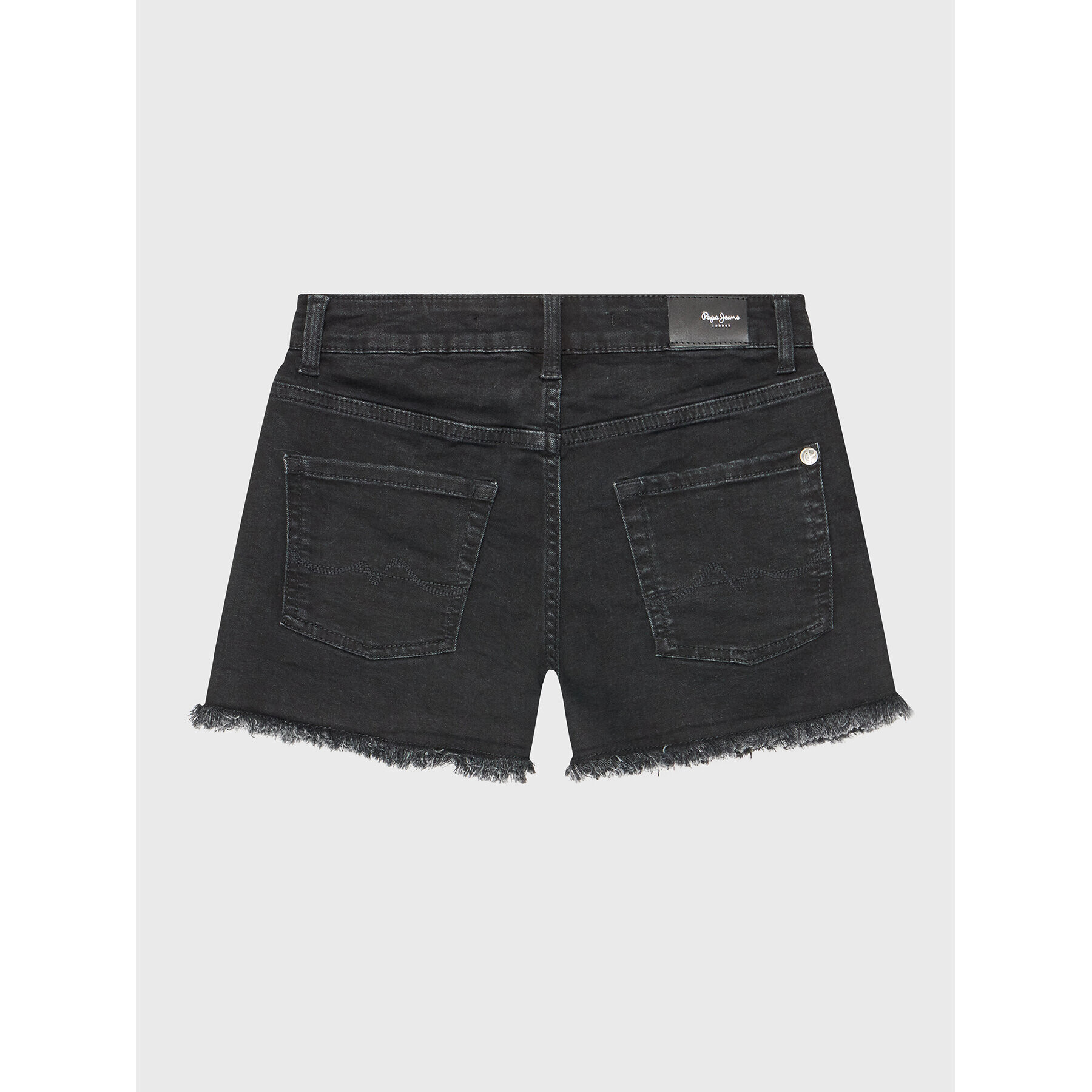 Pepe Jeans Džínsové šortky Patty Short PG800783XR0 Čierna Regular Fit - Pepit.sk