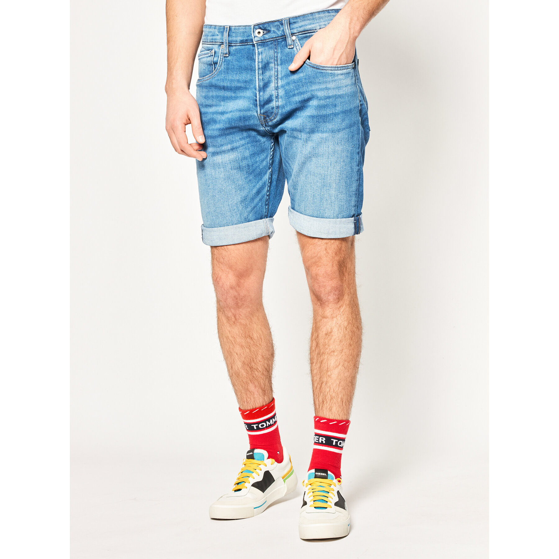 Pepe Jeans Džínsové šortky PEPE ARCHIVE Callen Short PM800707 Tmavomodrá Regular Fit - Pepit.sk