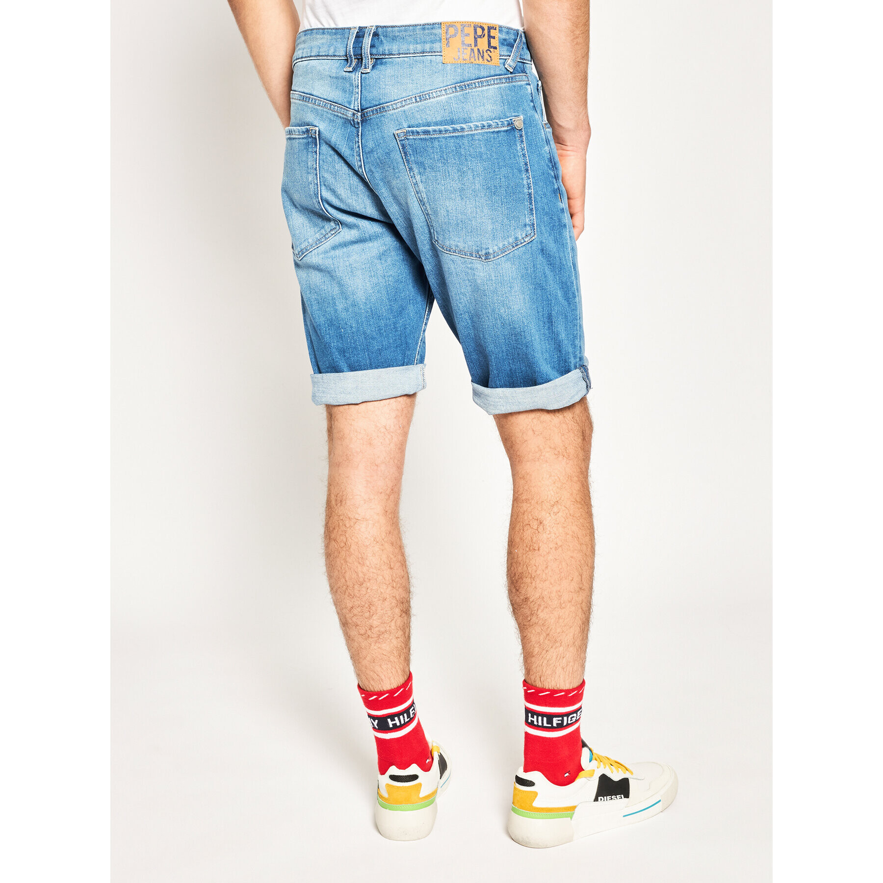 Pepe Jeans Džínsové šortky PEPE ARCHIVE Callen Short PM800707 Tmavomodrá Regular Fit - Pepit.sk