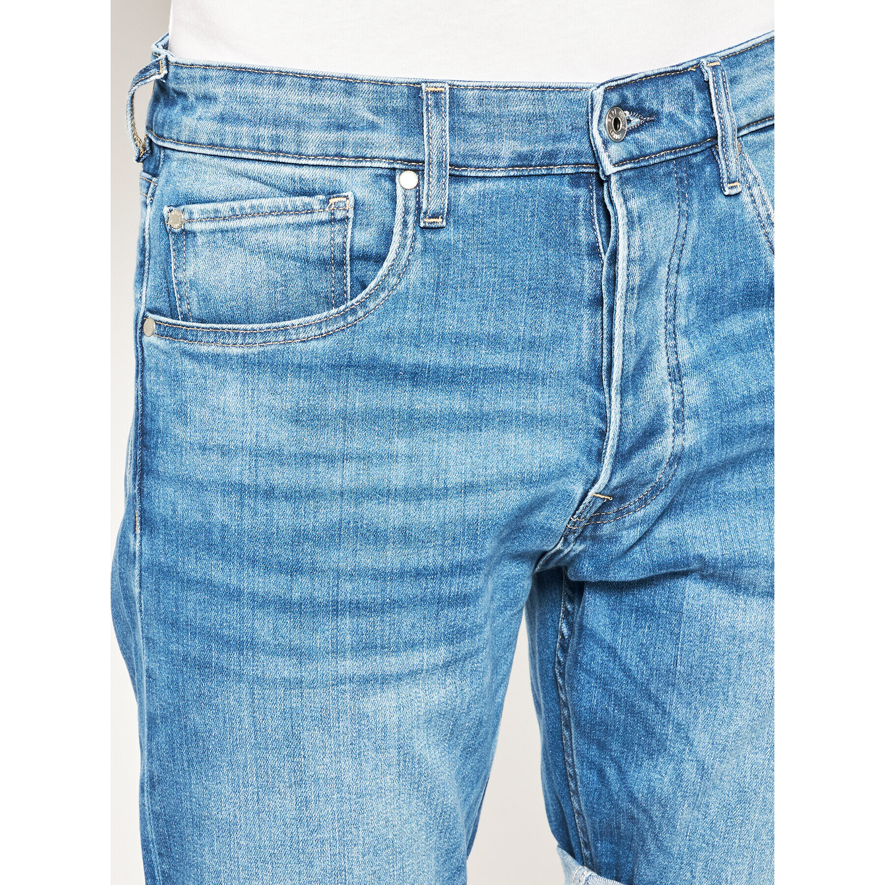 Pepe Jeans Džínsové šortky PEPE ARCHIVE Callen Short PM800707 Tmavomodrá Regular Fit - Pepit.sk