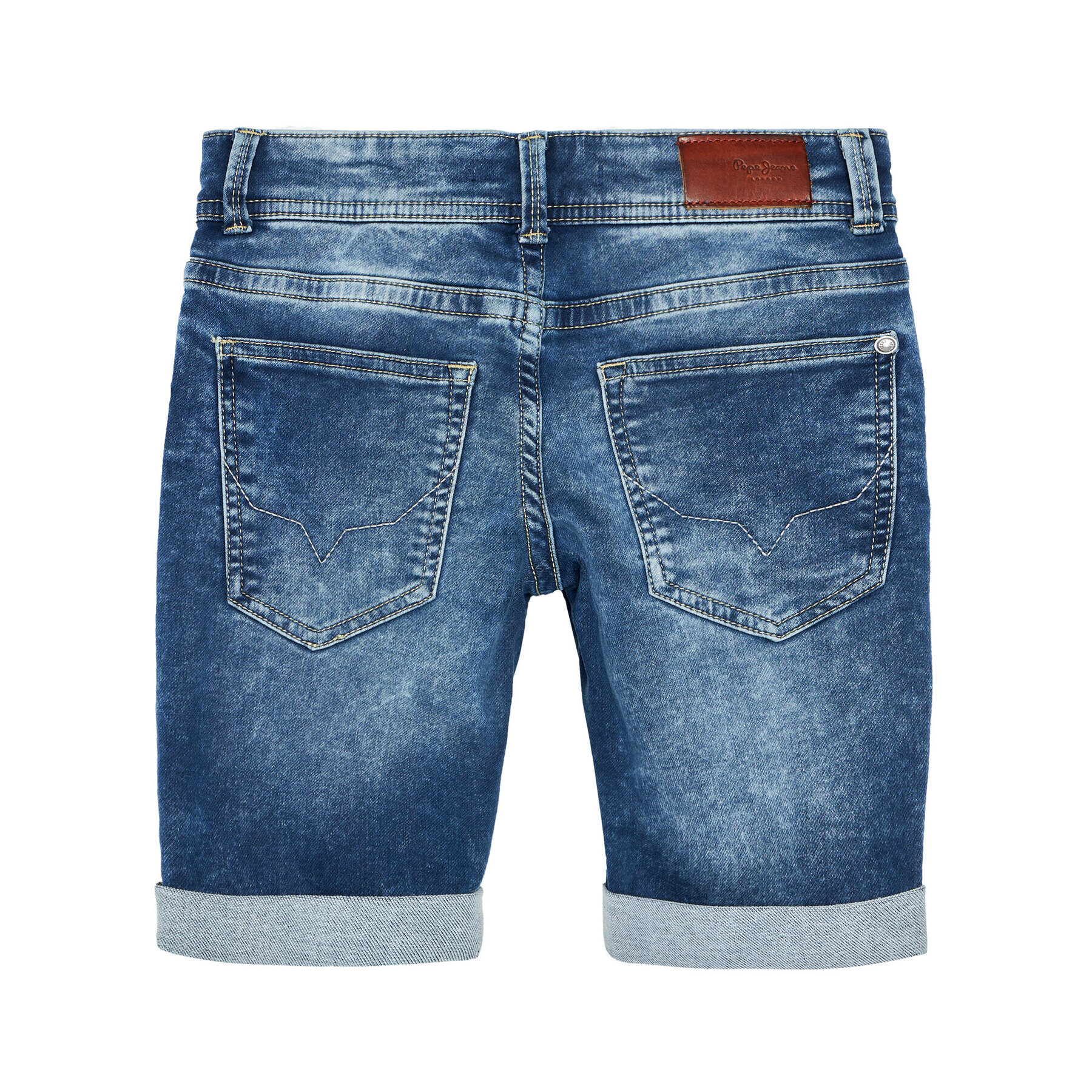 Pepe Jeans Džínsové šortky Tracker PB800337 Modrá Slim Fit - Pepit.sk