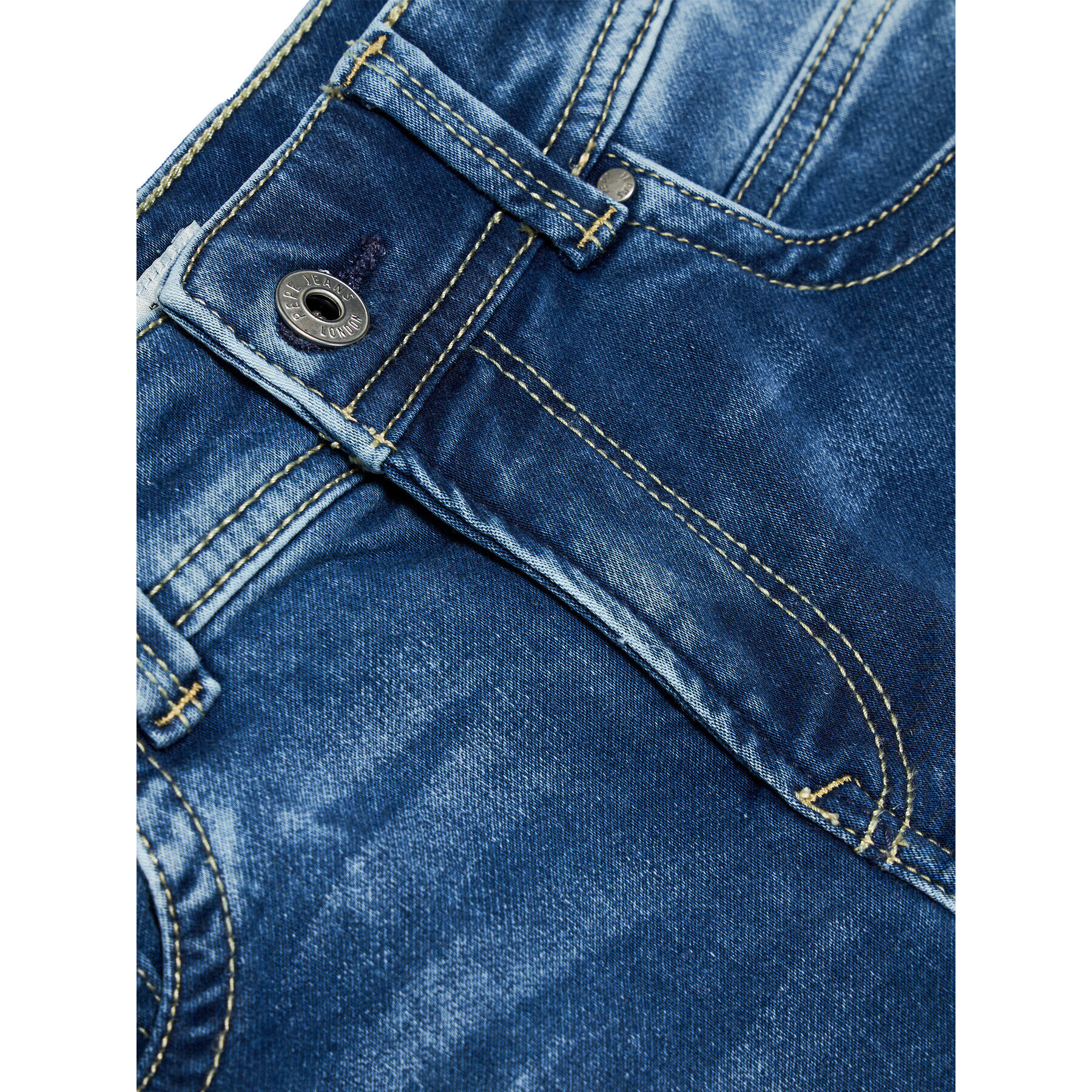 Pepe Jeans Džínsové šortky Tracker PB800337 Modrá Slim Fit - Pepit.sk