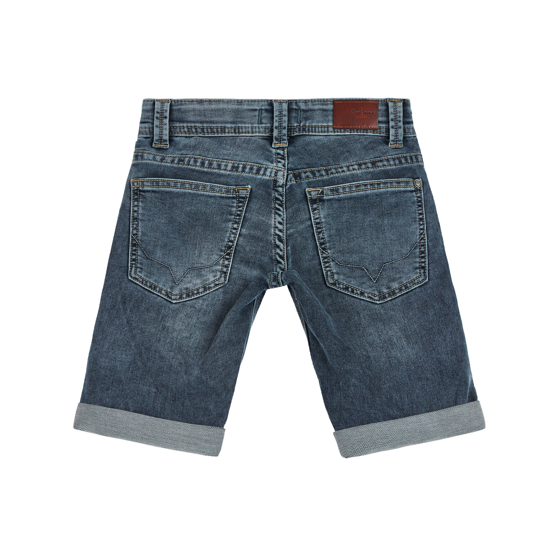 Pepe Jeans Džínsové šortky Tracker PB800522 Tmavomodrá Slim Fit - Pepit.sk