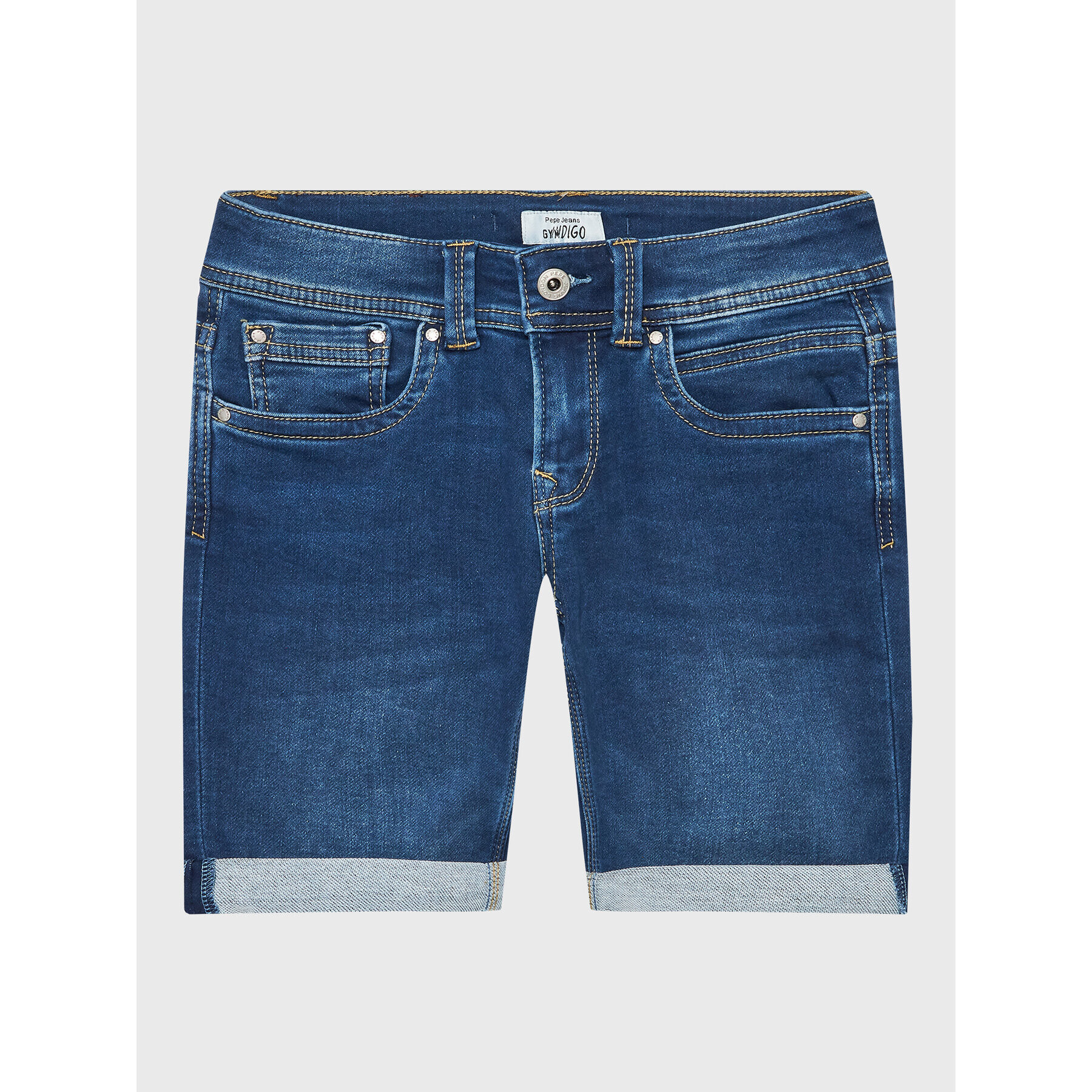 Pepe Jeans Džínsové šortky Tracker Short PB800696JS0 Modrá Slim Fit - Pepit.sk