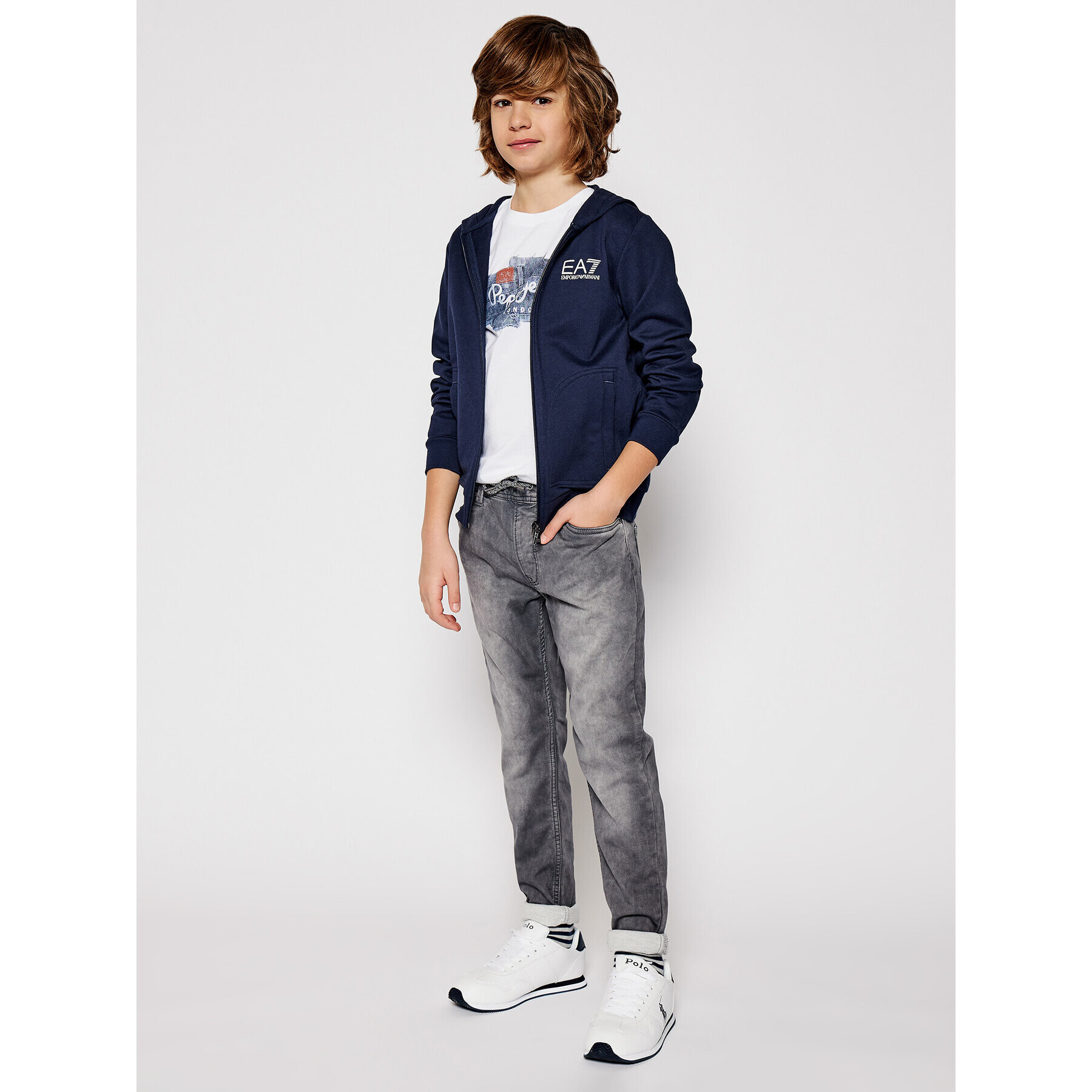 Pepe Jeans Džínsy GYMDIGO Archie PB201580 Sivá Relaxed Fit - Pepit.sk