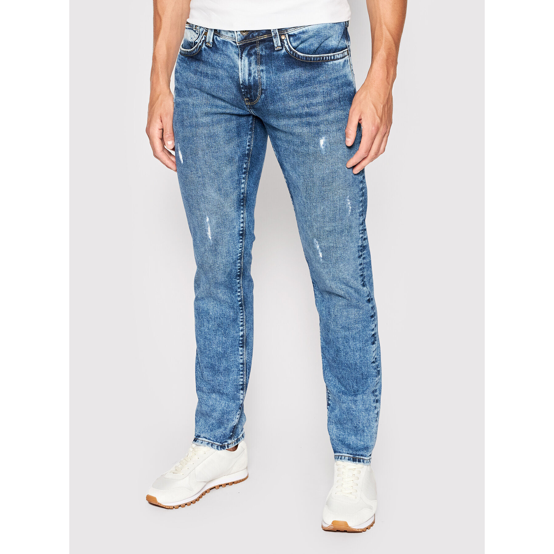 Pepe Jeans Džínsy Hatch PM206322 Tmavomodrá Slim Fit - Pepit.sk