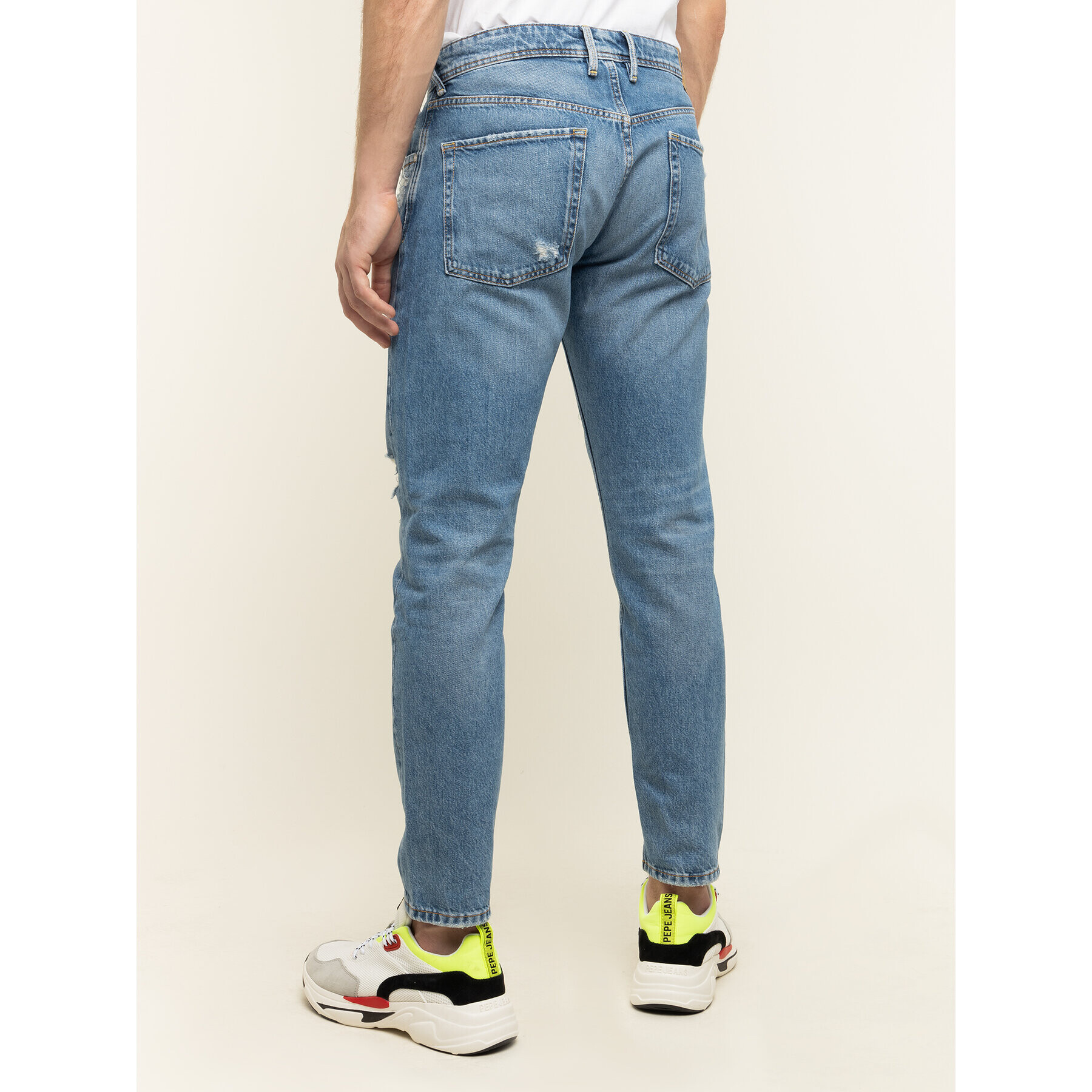 Pepe Jeans Džínsy PEPE ARCHIVE Callen Crop PM205117 Modrá Relaxed Fit - Pepit.sk