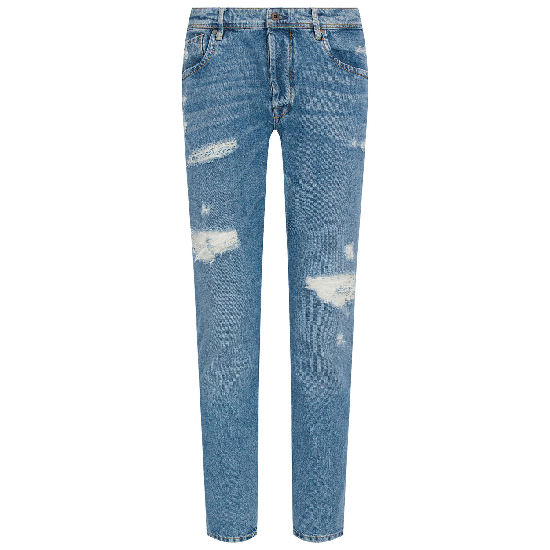 Pepe Jeans Džínsy PEPE ARCHIVE Callen Crop PM205117 Modrá Relaxed Fit - Pepit.sk