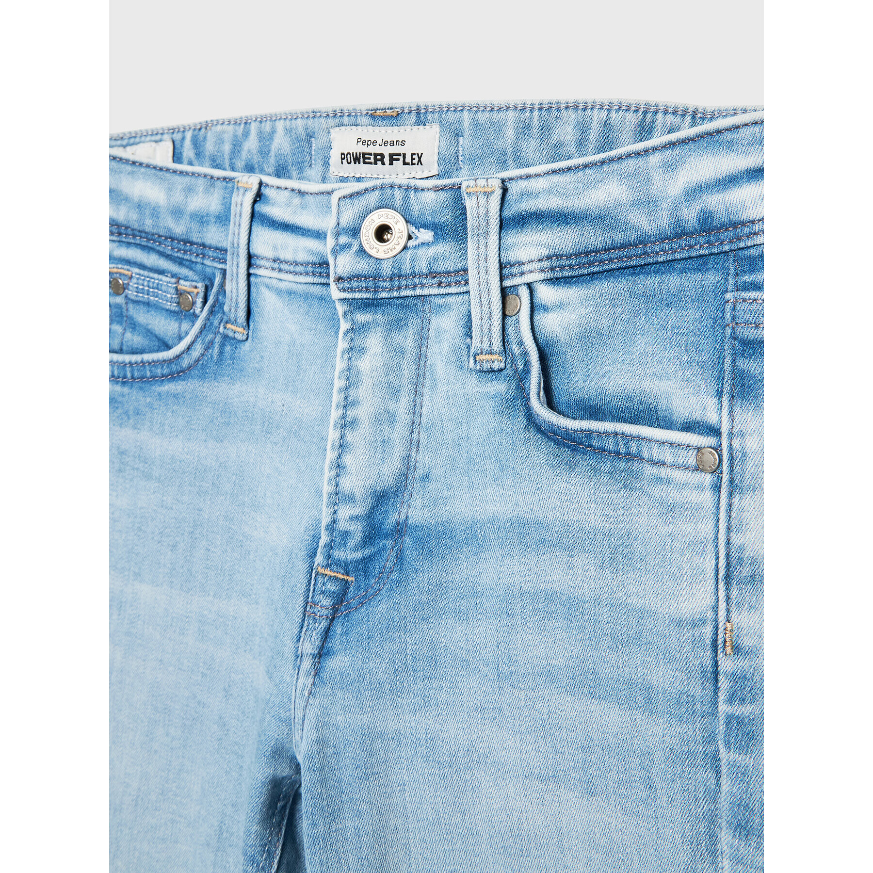 Pepe Jeans Džínsy Pixlette High PG201542PE2 Modrá Skinny Fit - Pepit.sk