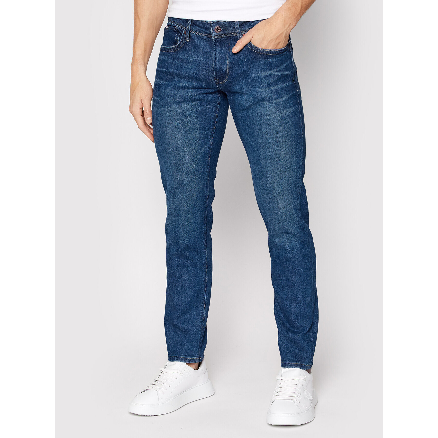 Pepe Jeans Džínsy PM206322 Tmavomodrá Slim Fit - Pepit.sk