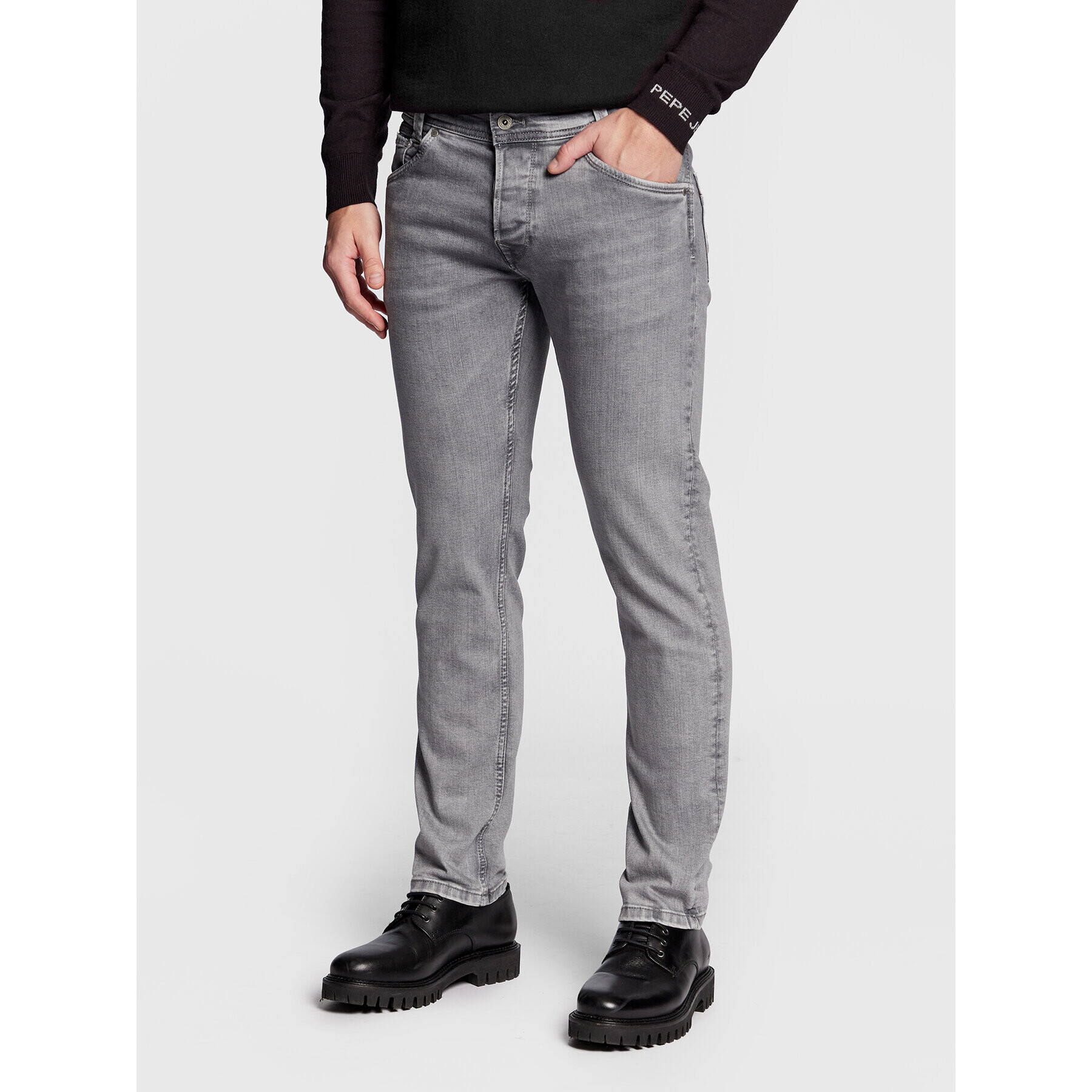 Pepe Jeans Džínsy Spike PM206325 Sivá Regular Fit - Pepit.sk