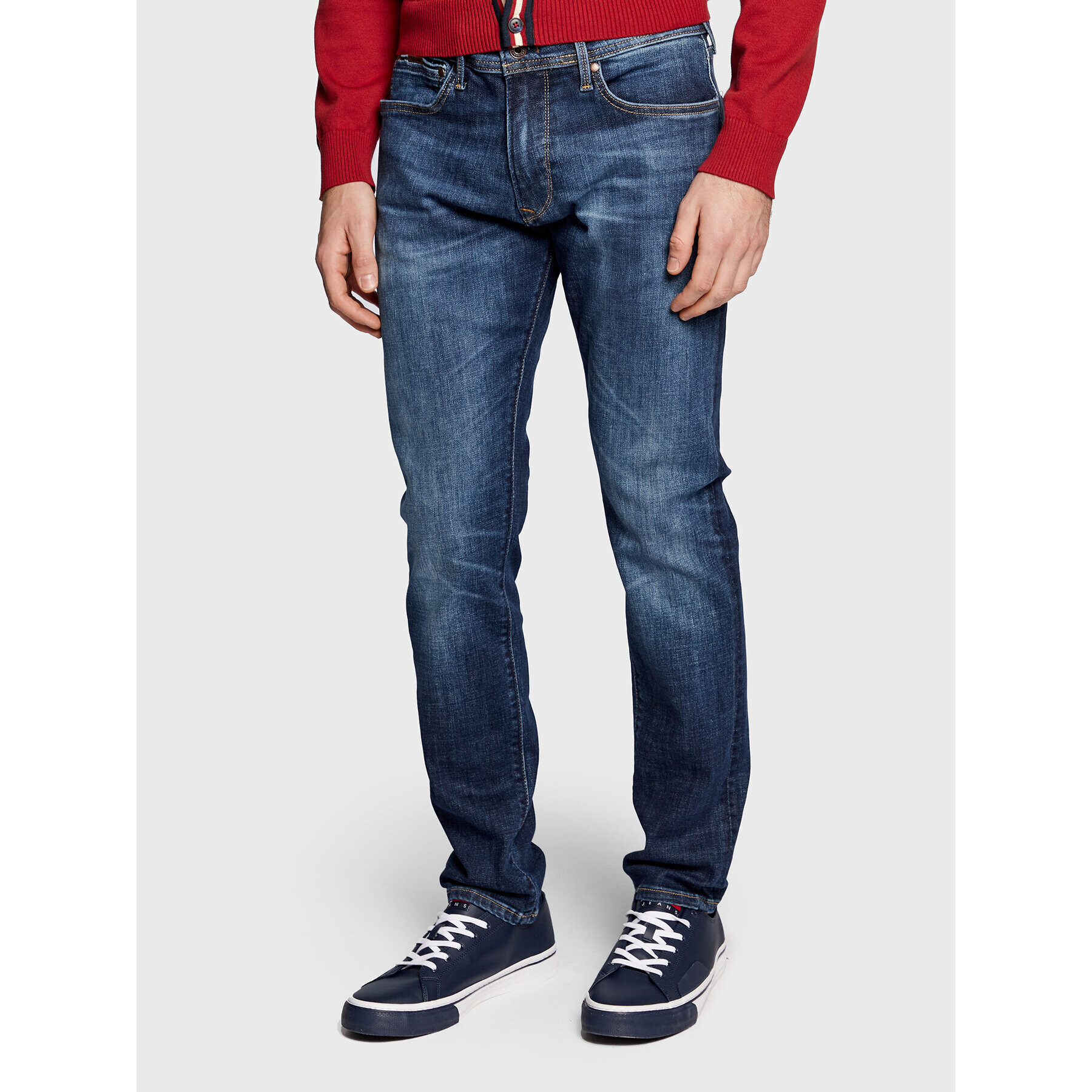 Pepe Jeans Džínsy Stanley PM206326 Modrá Taper Fit - Pepit.sk