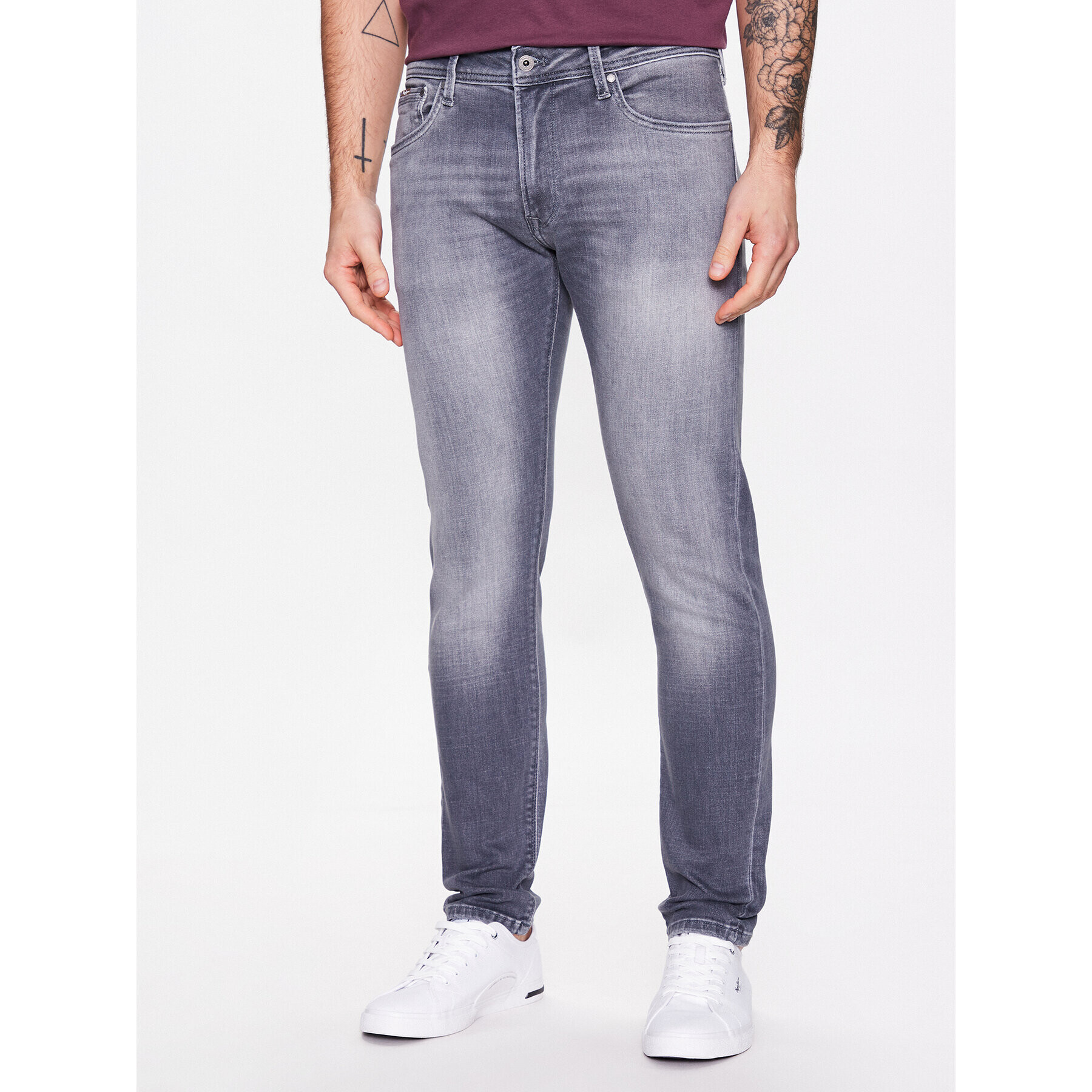 Pepe Jeans Džínsy Stanley PM206326UE8 Sivá Regular Fit - Pepit.sk