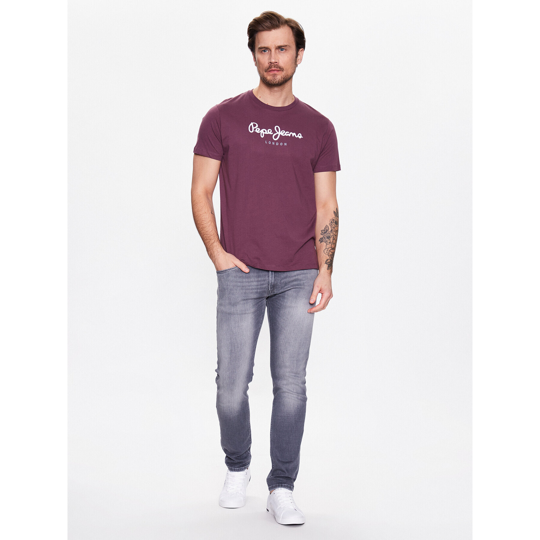 Pepe Jeans Džínsy Stanley PM206326UE8 Sivá Regular Fit - Pepit.sk