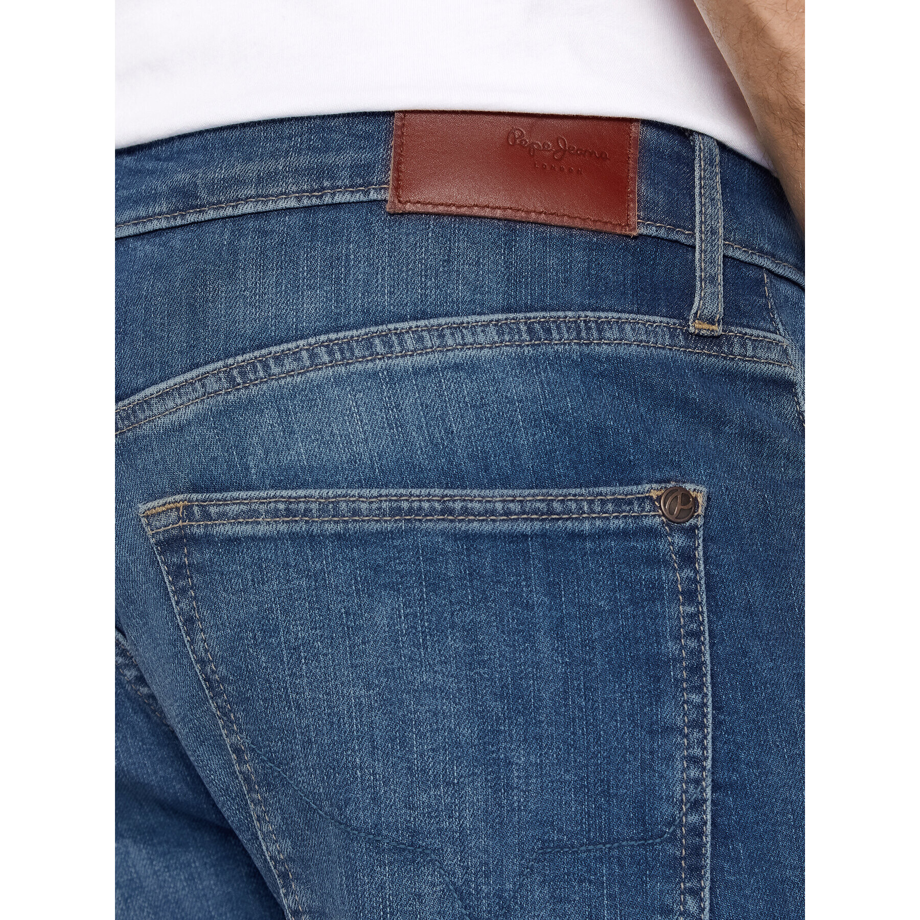 Pepe Jeans Džínsy Stanley PM206327 Modrá Slim Fit - Pepit.sk