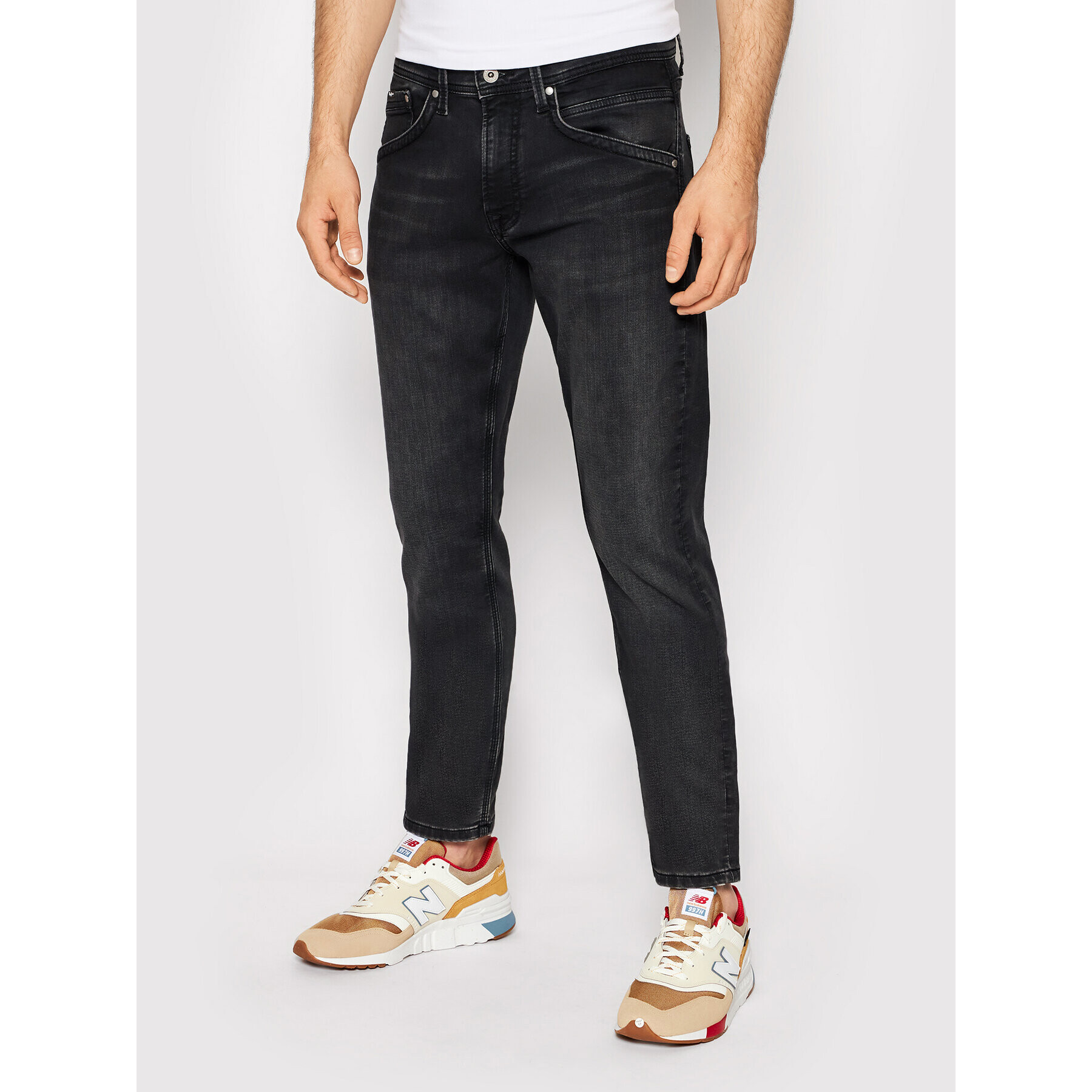 Pepe Jeans Džínsy Track PM206328 Čierna Straight Fit - Pepit.sk