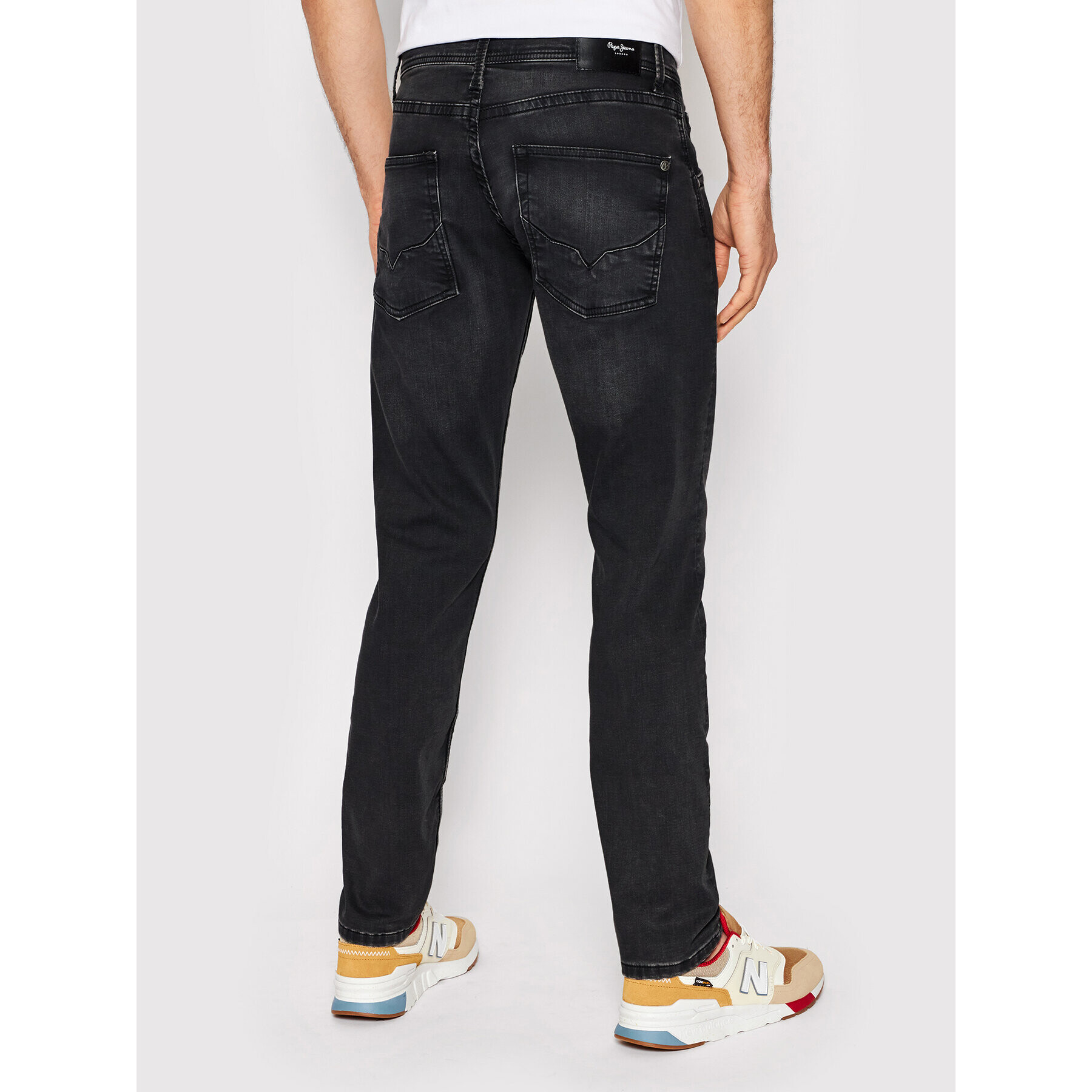 Pepe Jeans Džínsy Track PM206328 Čierna Straight Fit - Pepit.sk