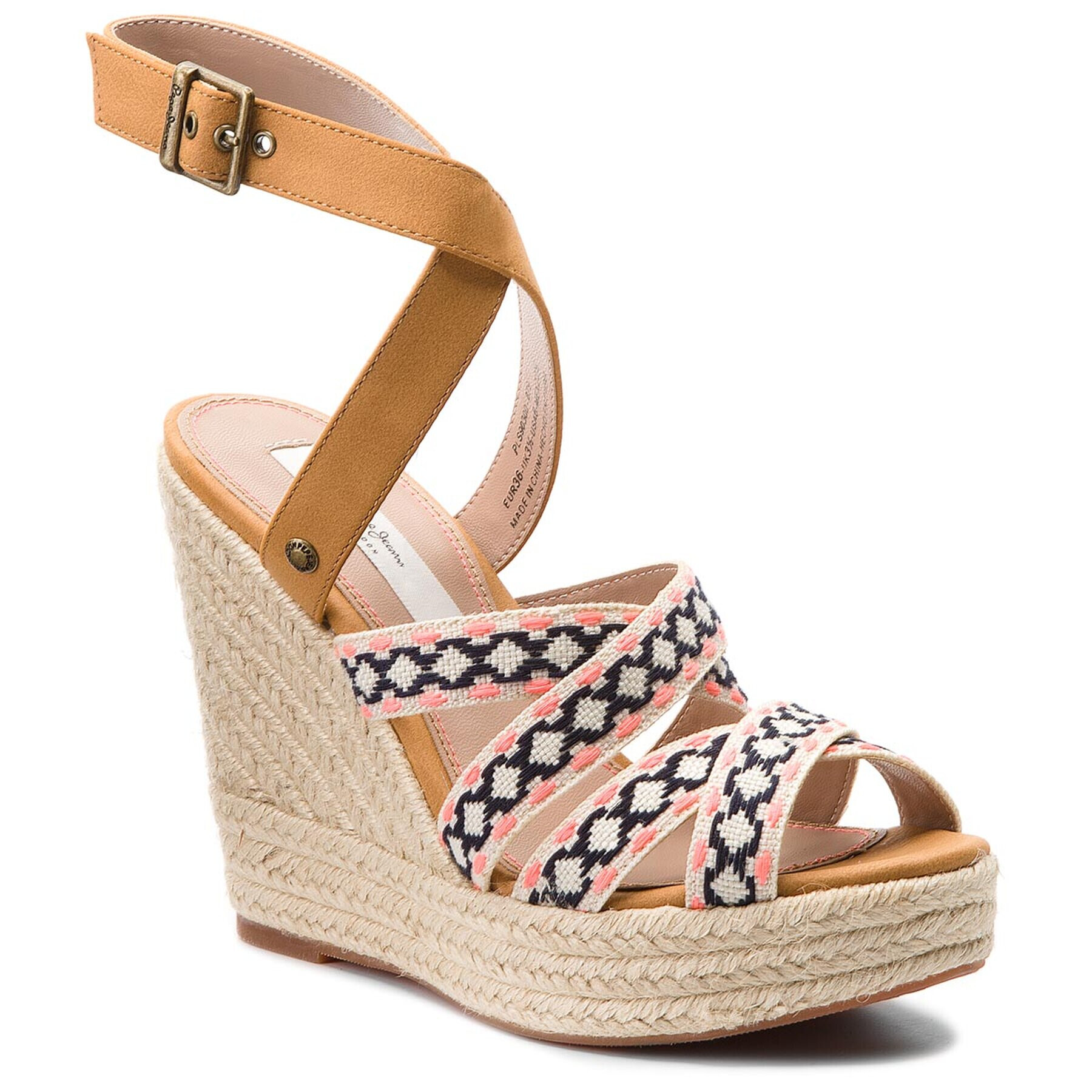 Pepe Jeans Espadrilky Walker West PLS90300 Hnedá - Pepit.sk