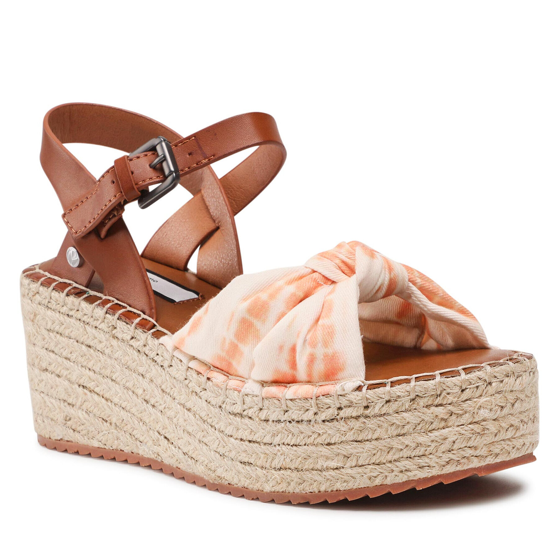 Pepe Jeans Espadrilky Witney Knot PLS90553 Hnedá - Pepit.sk