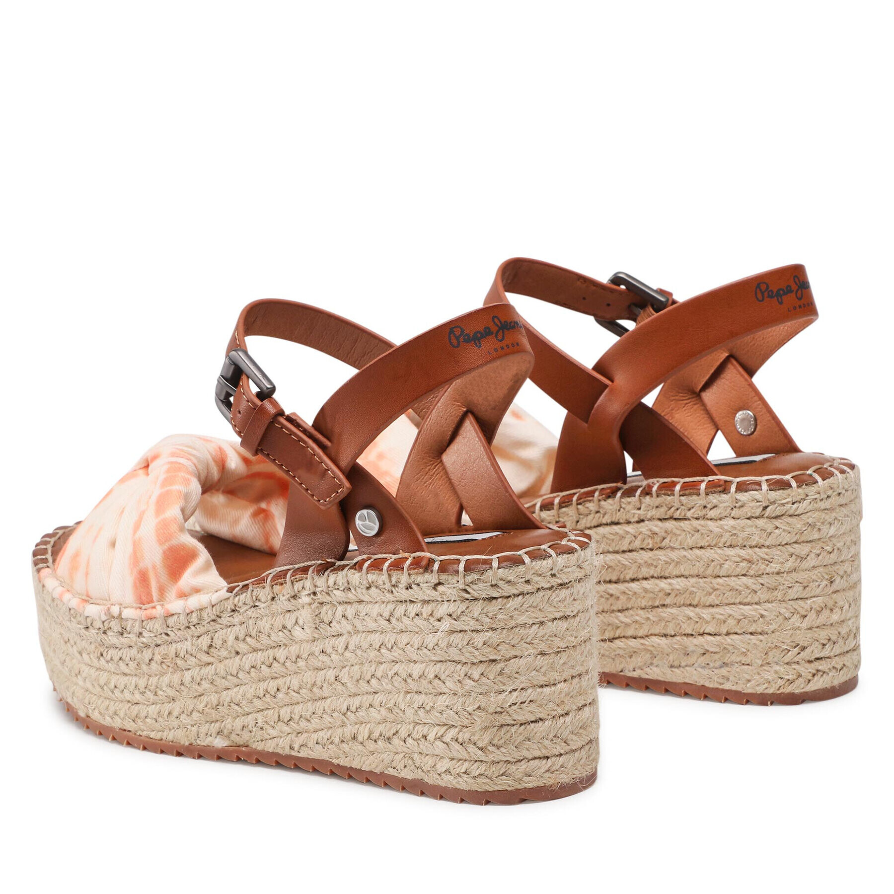 Pepe Jeans Espadrilky Witney Knot PLS90553 Hnedá - Pepit.sk