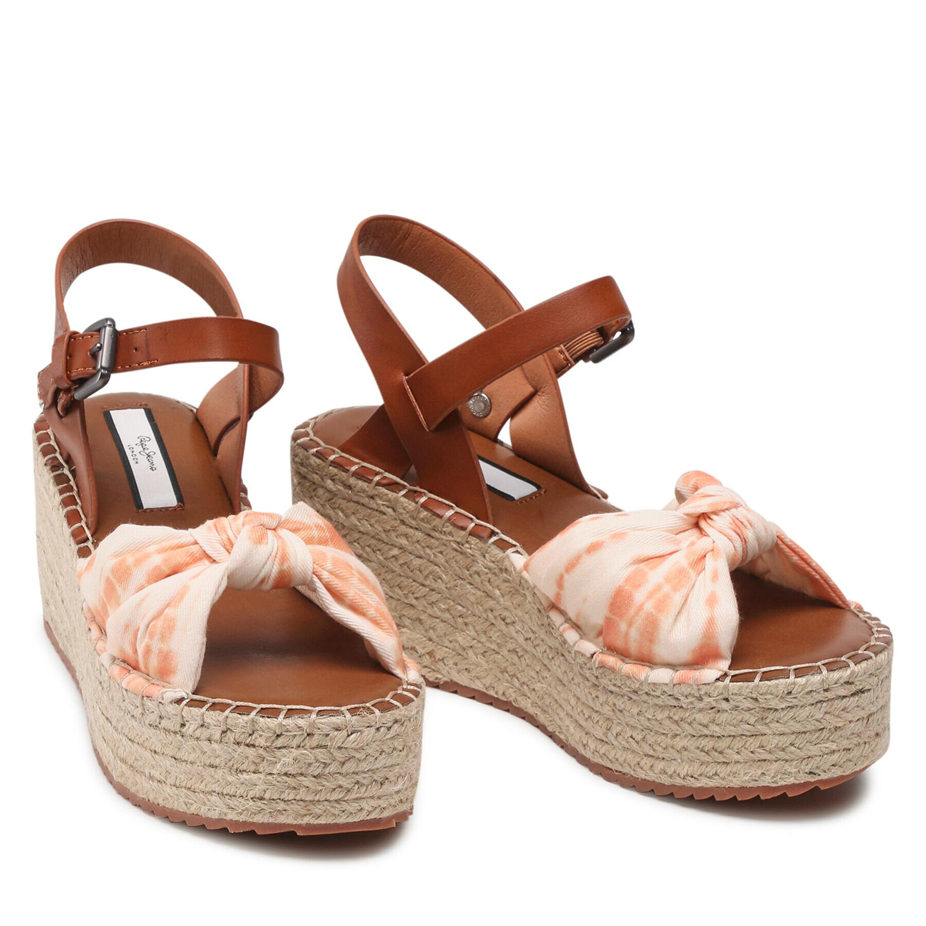 Pepe Jeans Espadrilky Witney Knot PLS90553 Hnedá - Pepit.sk