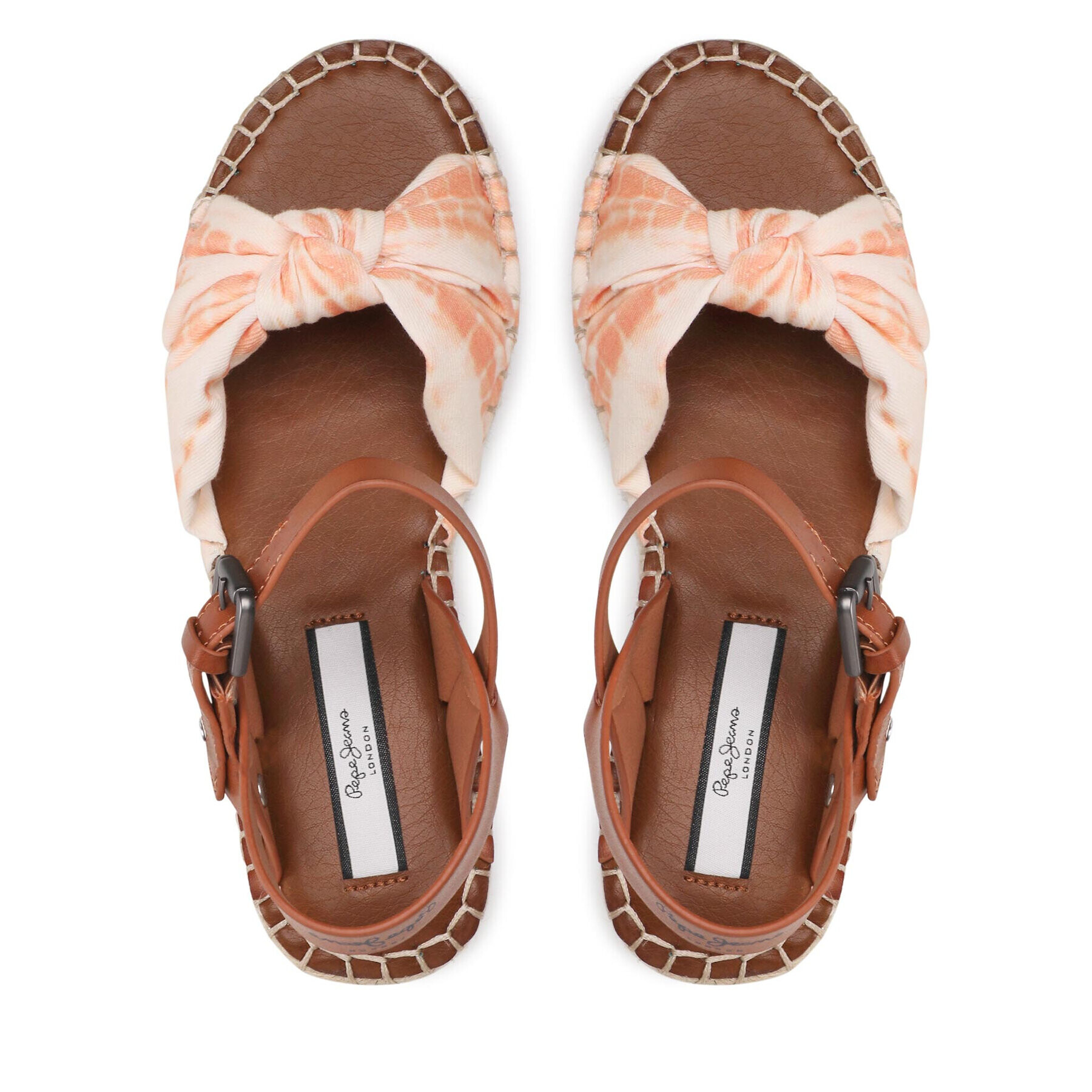 Pepe Jeans Espadrilky Witney Knot PLS90553 Hnedá - Pepit.sk