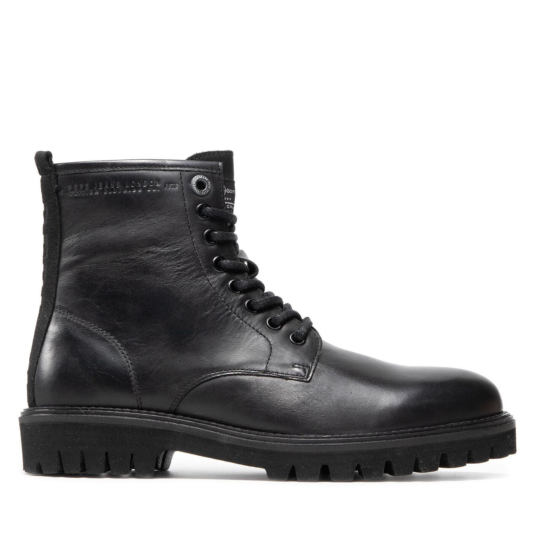 Pepe Jeans Outdoorová obuv Trucker Boot PMS50213 Čierna - Pepit.sk