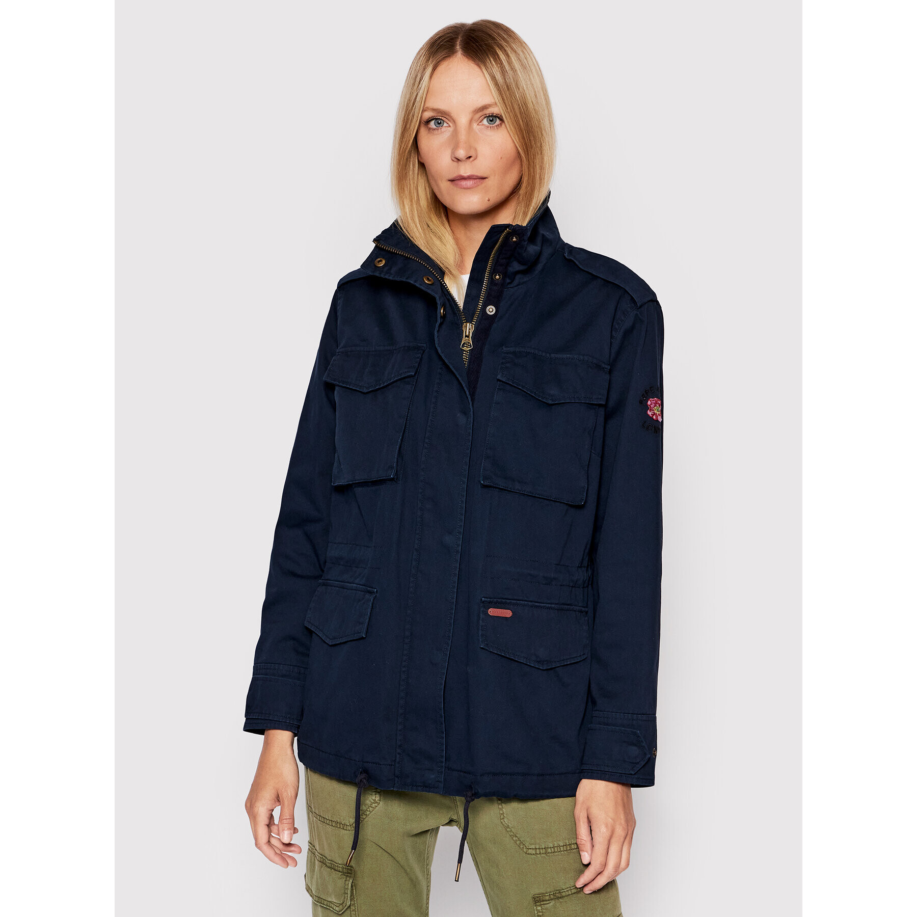 Pepe Jeans Parka Arizona PL402065 Tmavomodrá Regular Fit - Pepit.sk