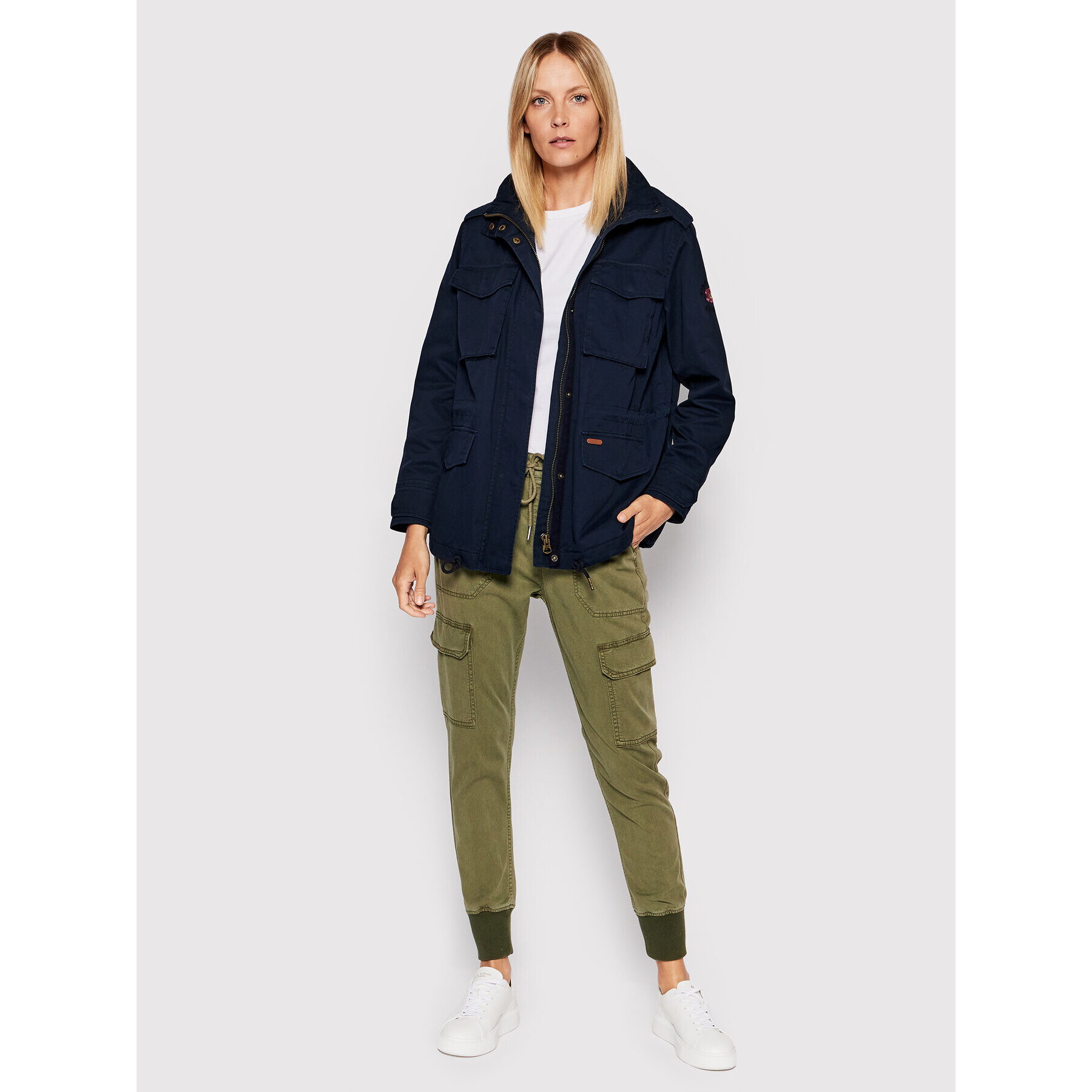 Pepe Jeans Parka Arizona PL402065 Tmavomodrá Regular Fit - Pepit.sk