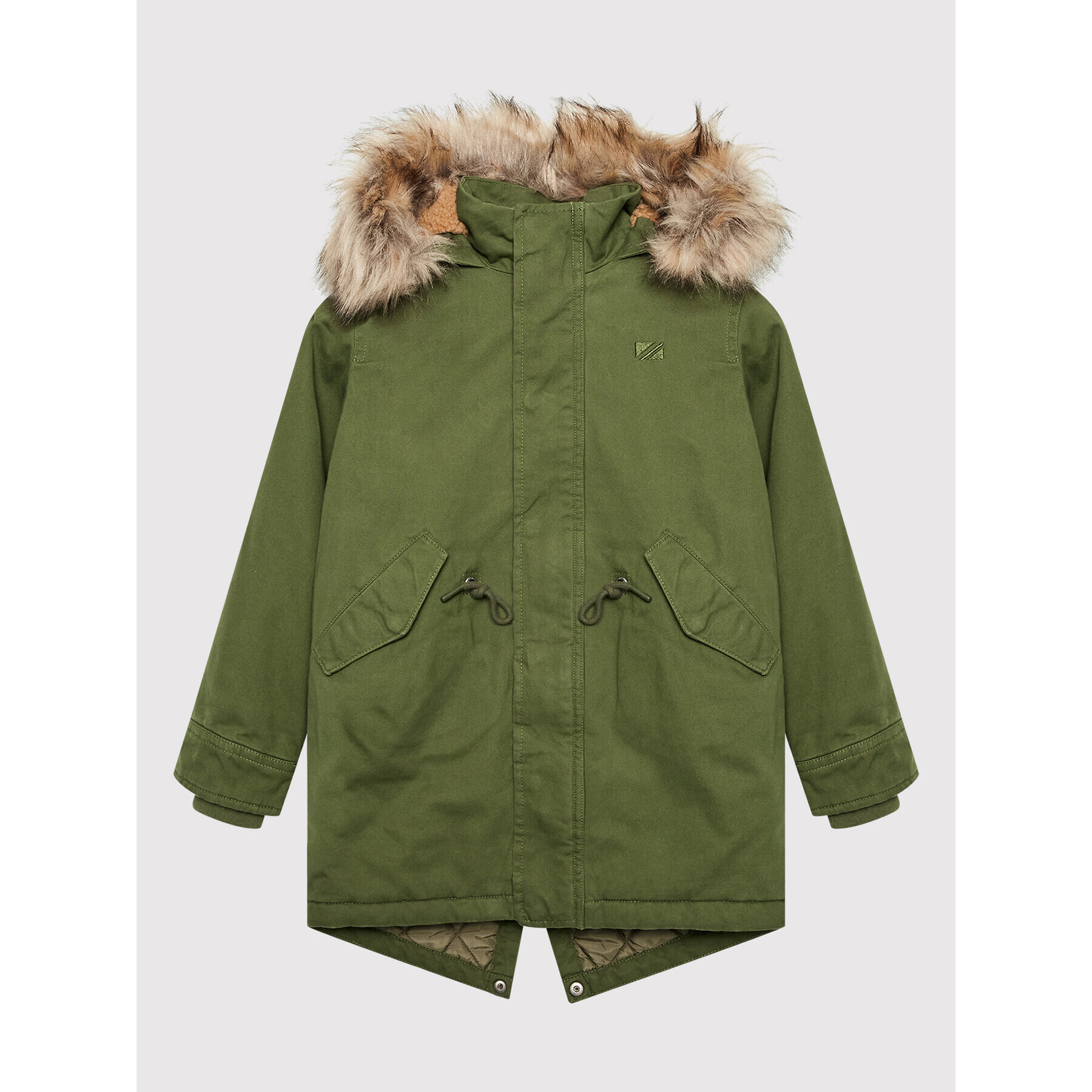 Pepe Jeans Parka Golders PB401144 Zelená Regular Fit - Pepit.sk