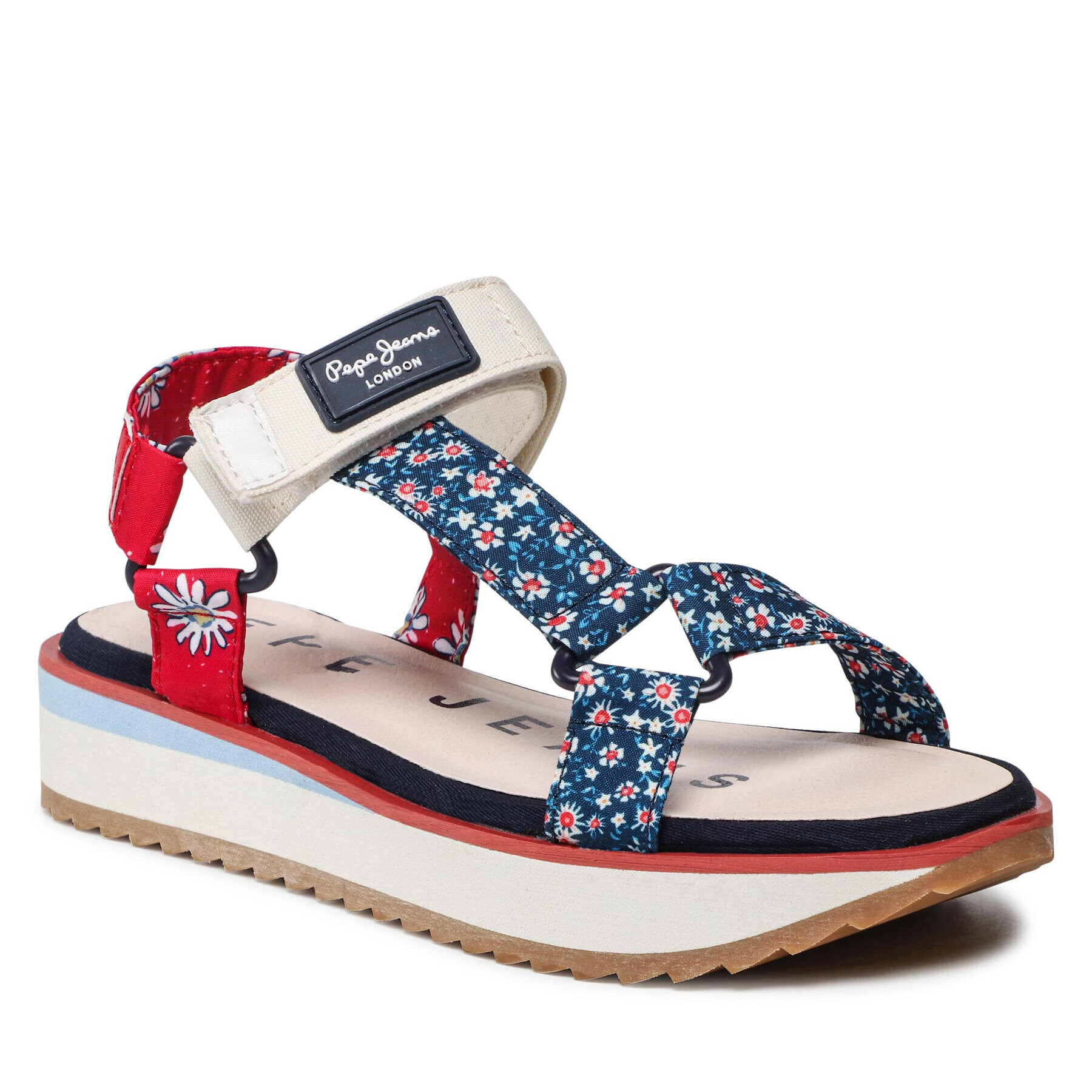 Pepe Jeans Sandále Alexa Flowers PGS90182 Farebná - Pepit.sk