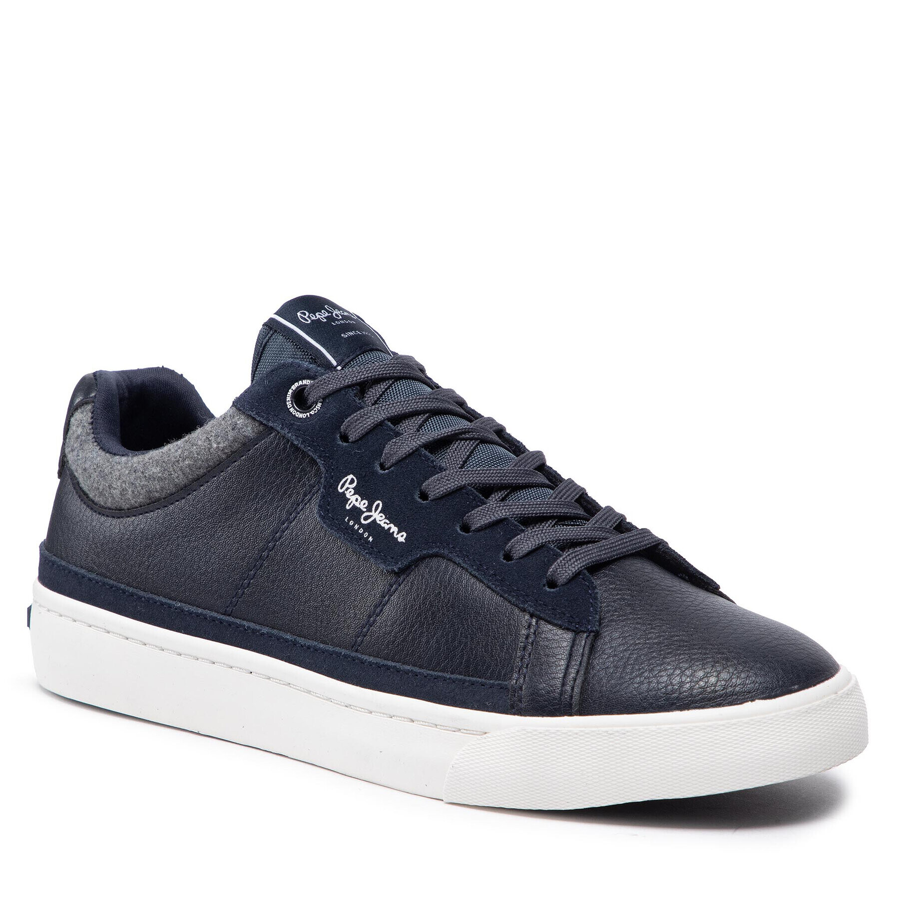 Pepe Jeans Sneakersy Barry Smart PMS30881 Tmavomodrá - Pepit.sk