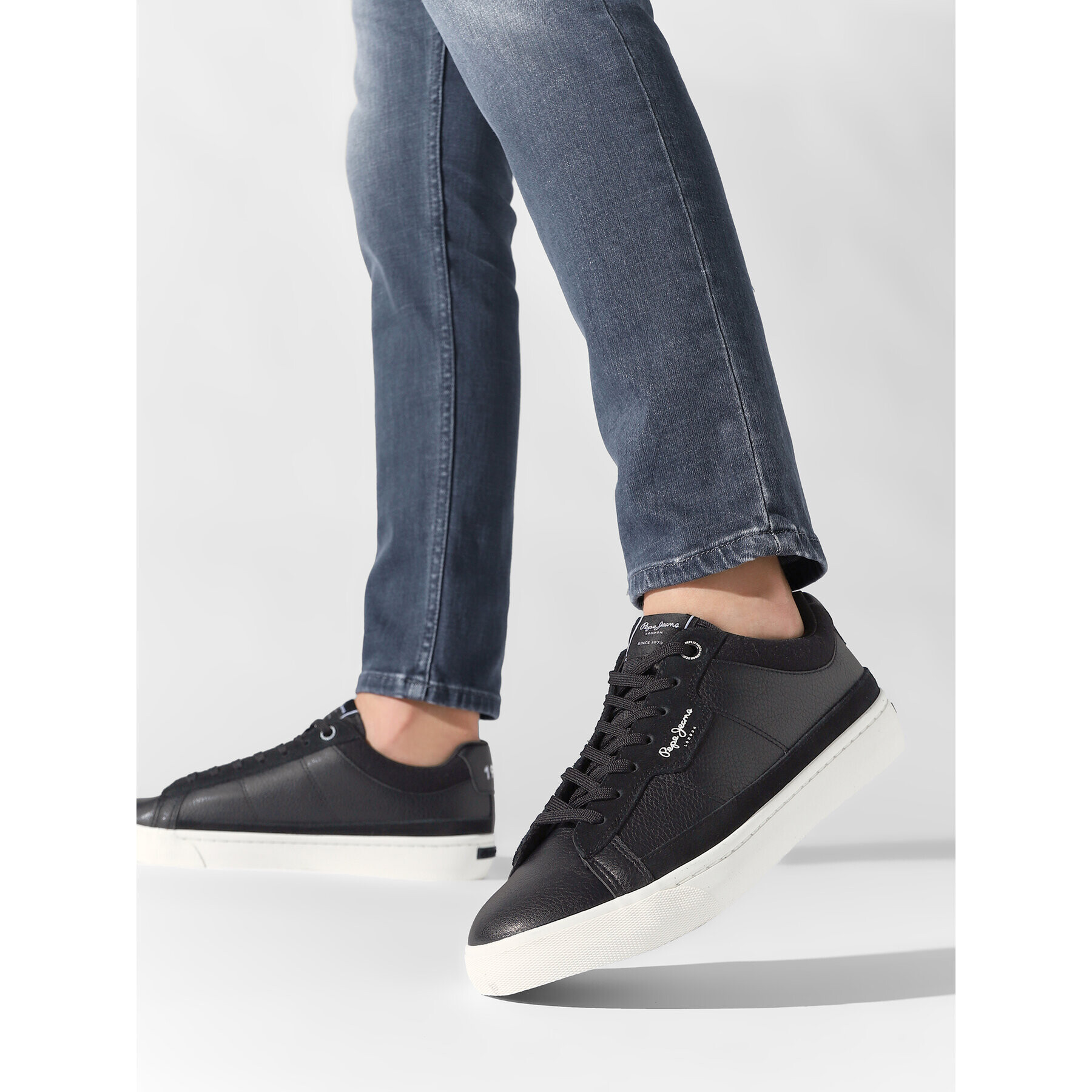 Pepe Jeans Sneakersy Bary Smart PMS30881 Čierna - Pepit.sk