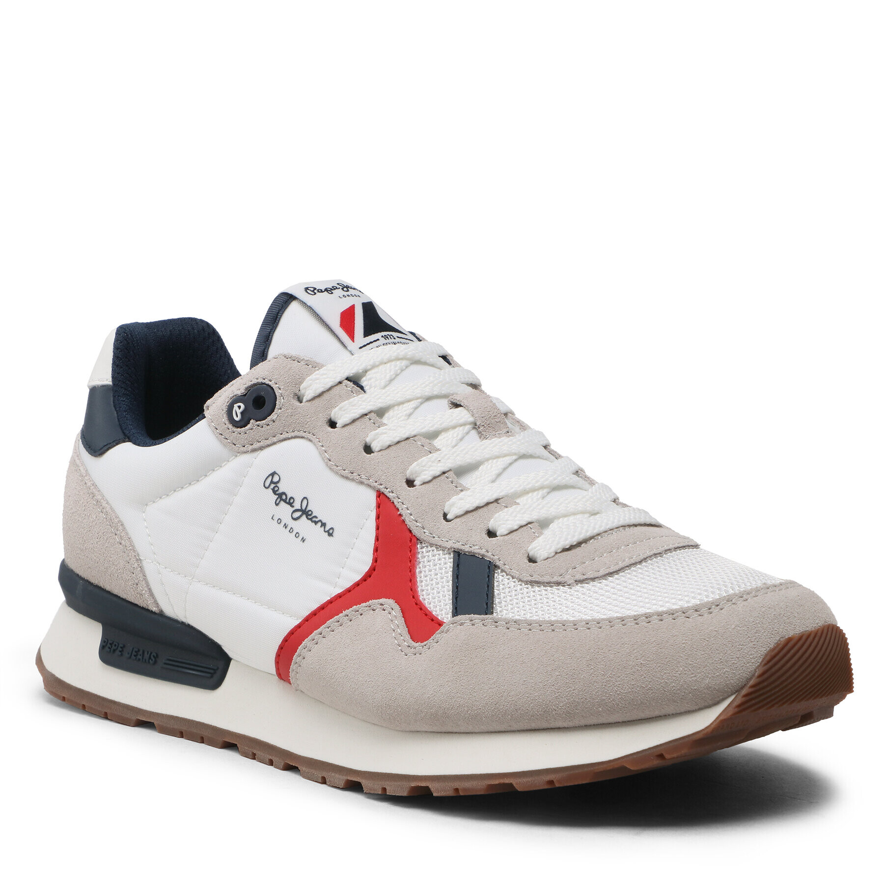 Pepe Jeans Sneakersy Brit Man Heritage PMS30924 Biela - Pepit.sk