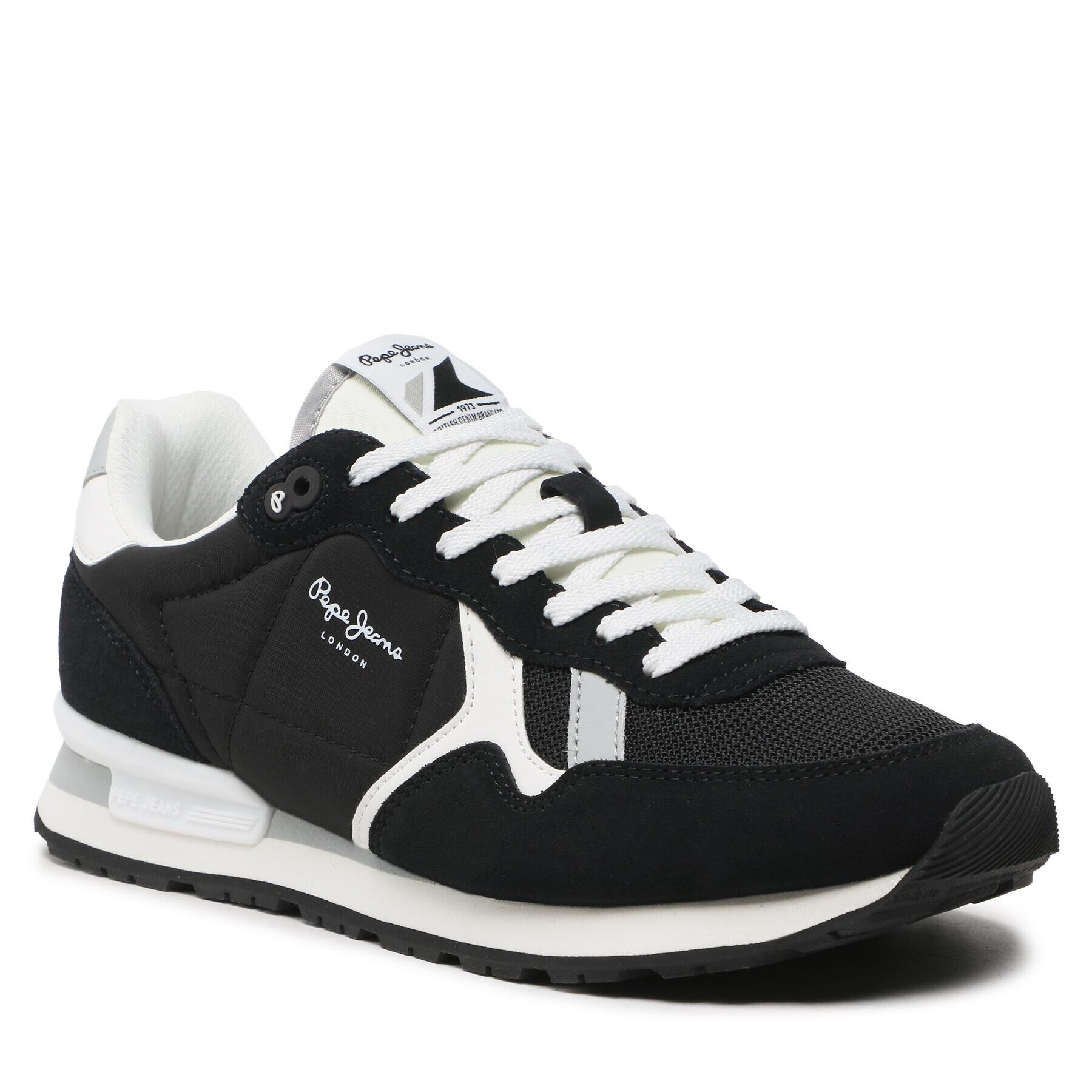 Pepe Jeans Sneakersy Brit Man Heritage PMS30924 Čierna - Pepit.sk