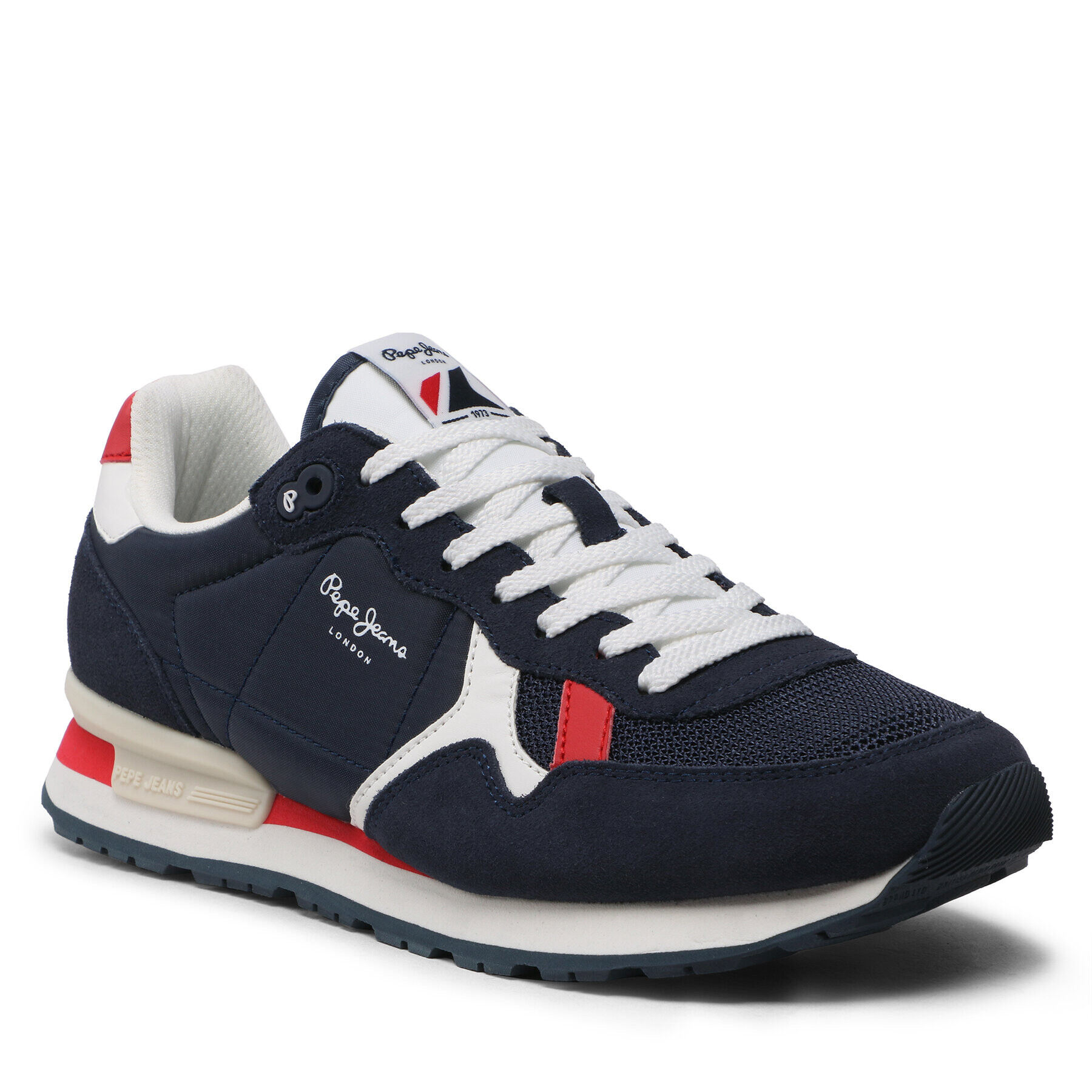 Pepe Jeans Sneakersy Brit Man Heritage PMS30924 Tmavomodrá - Pepit.sk