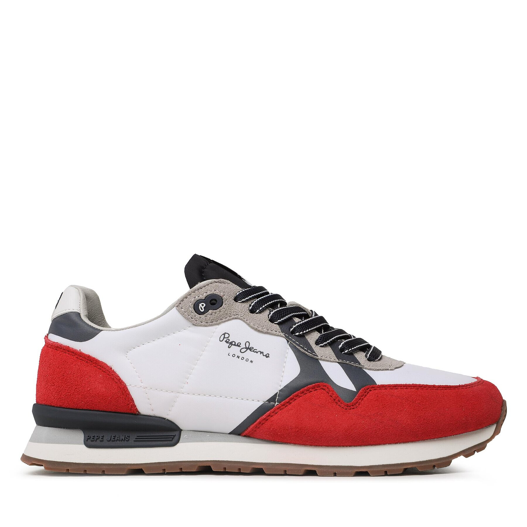 Pepe Jeans Sneakersy Brit Man Print PMS30923 Biela - Pepit.sk