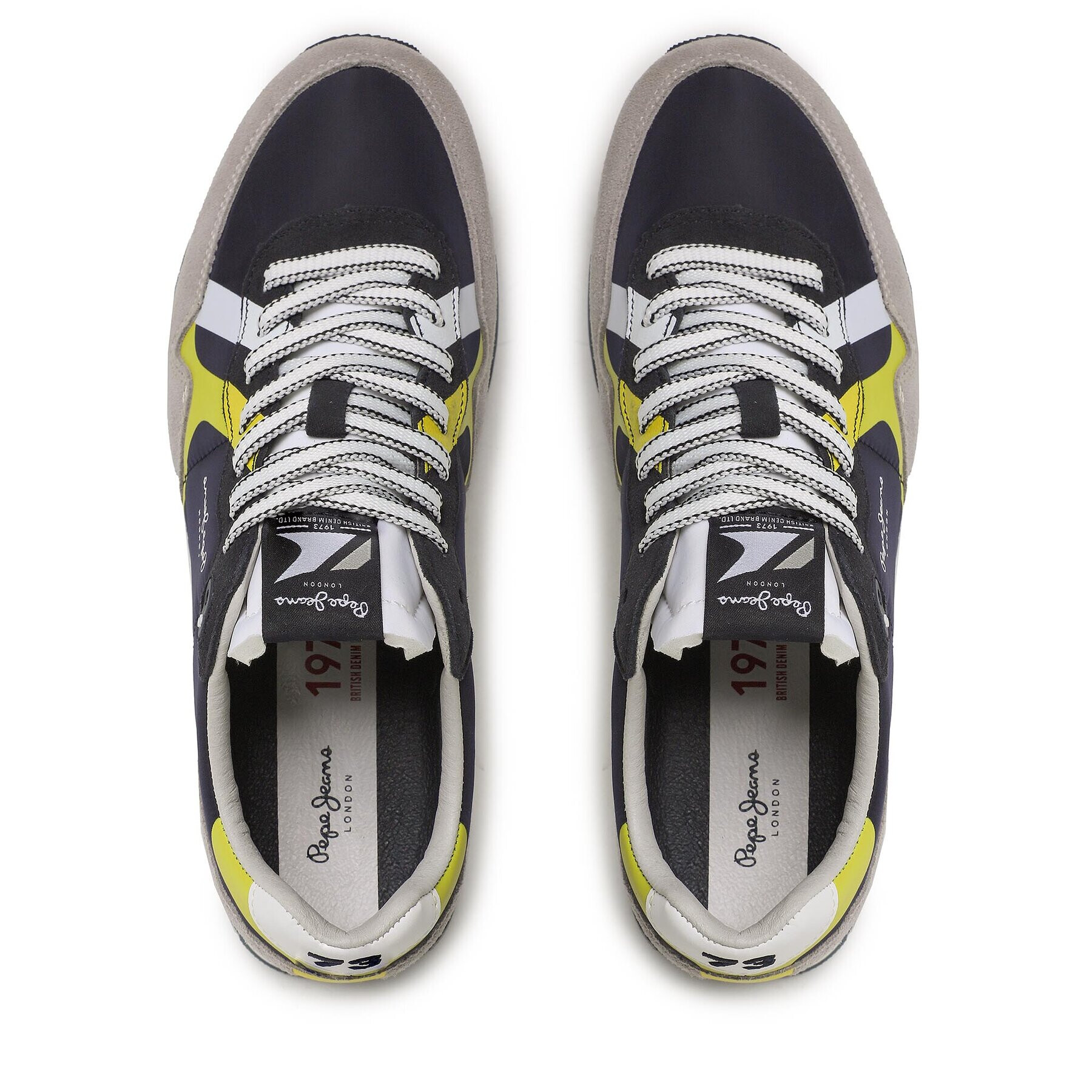 Pepe Jeans Sneakersy Brit Man Print PMS30923 Tmavomodrá - Pepit.sk